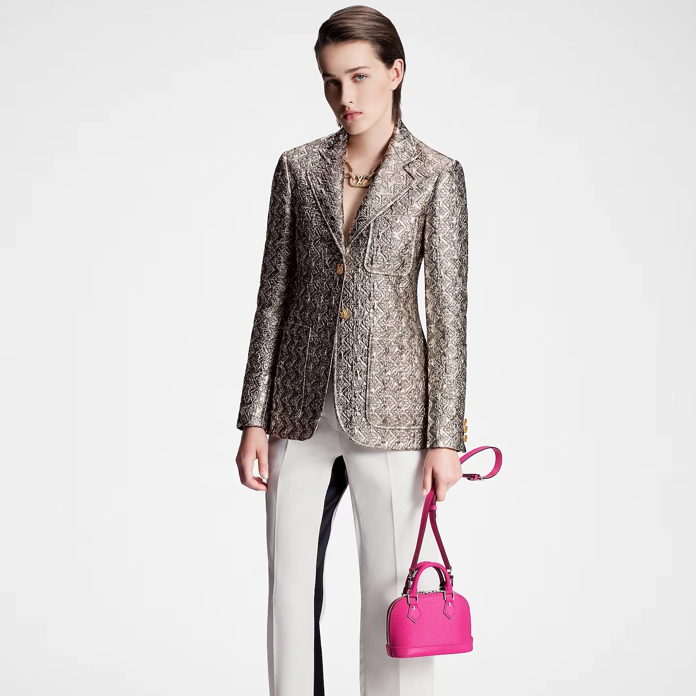 Mythick Louis Vuitton Fuchsia M82511 NEW Nano Alma