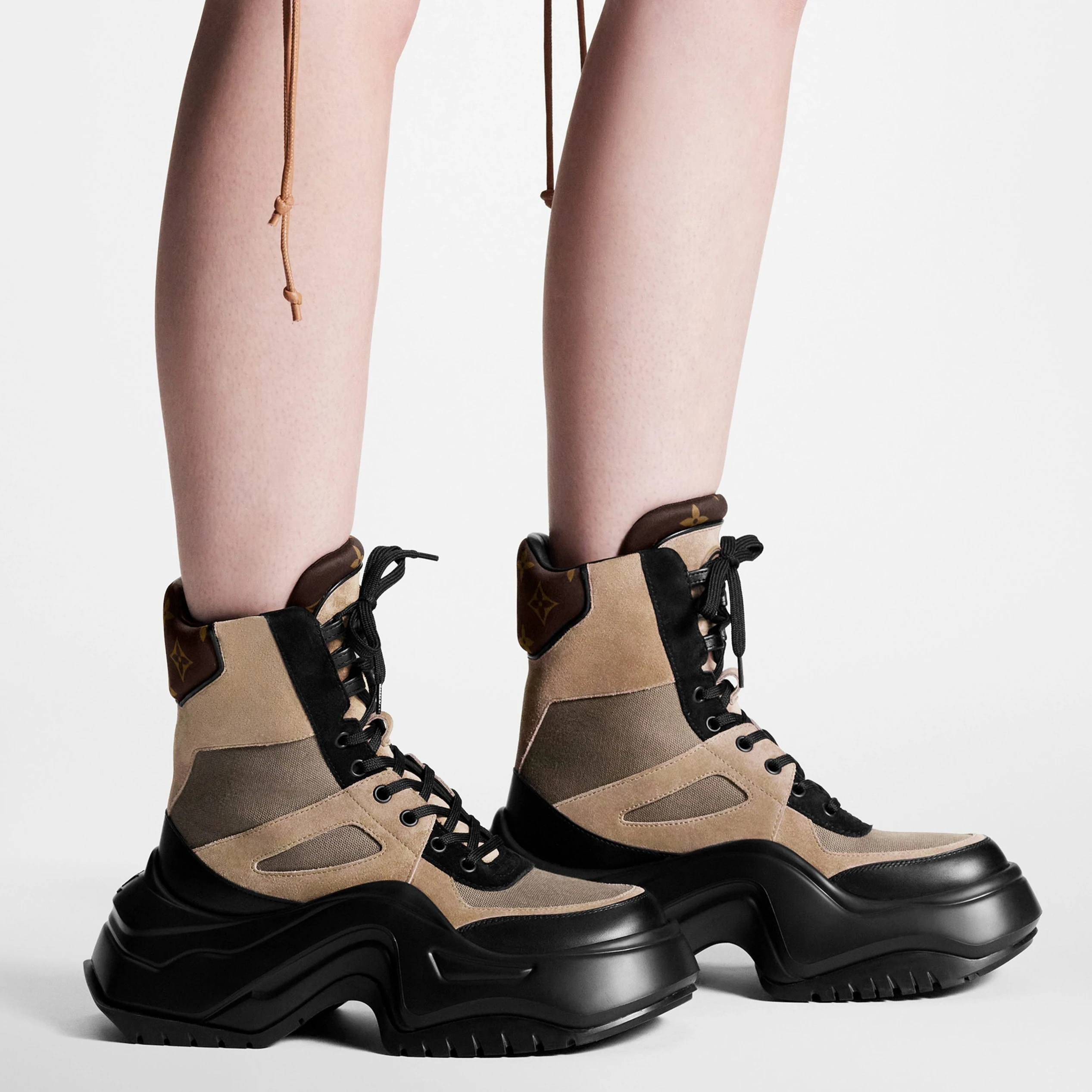 Replica bags Louis Vuitton LV Archlight 2.0 Platform Ankle Boot Khaki Green1ABI1B