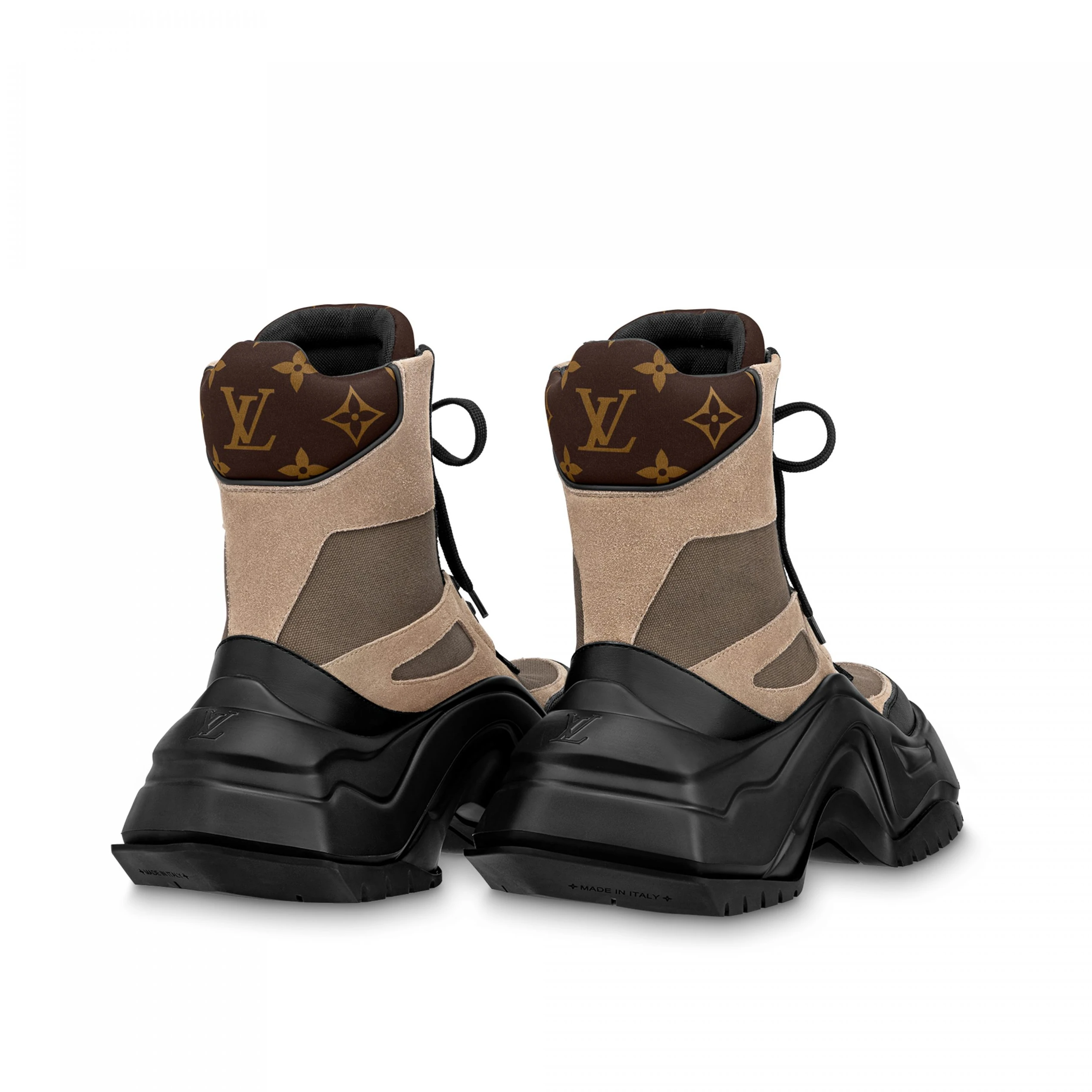 Replica bags Louis Vuitton LV Archlight 2.0 Platform Ankle Boot Khaki Green1ABI1B