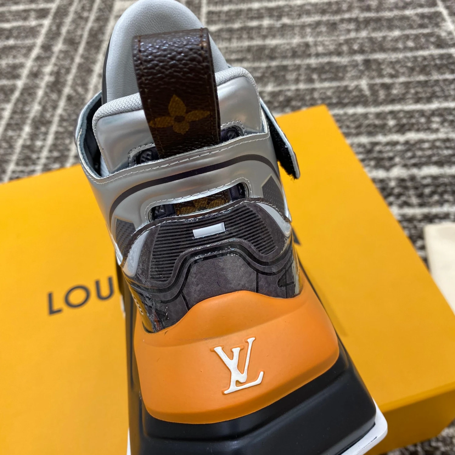 Louis vuitton locations Louis Vuitton LV Archlight 2.0 Platform Sneaker Black Silver 1AB13F