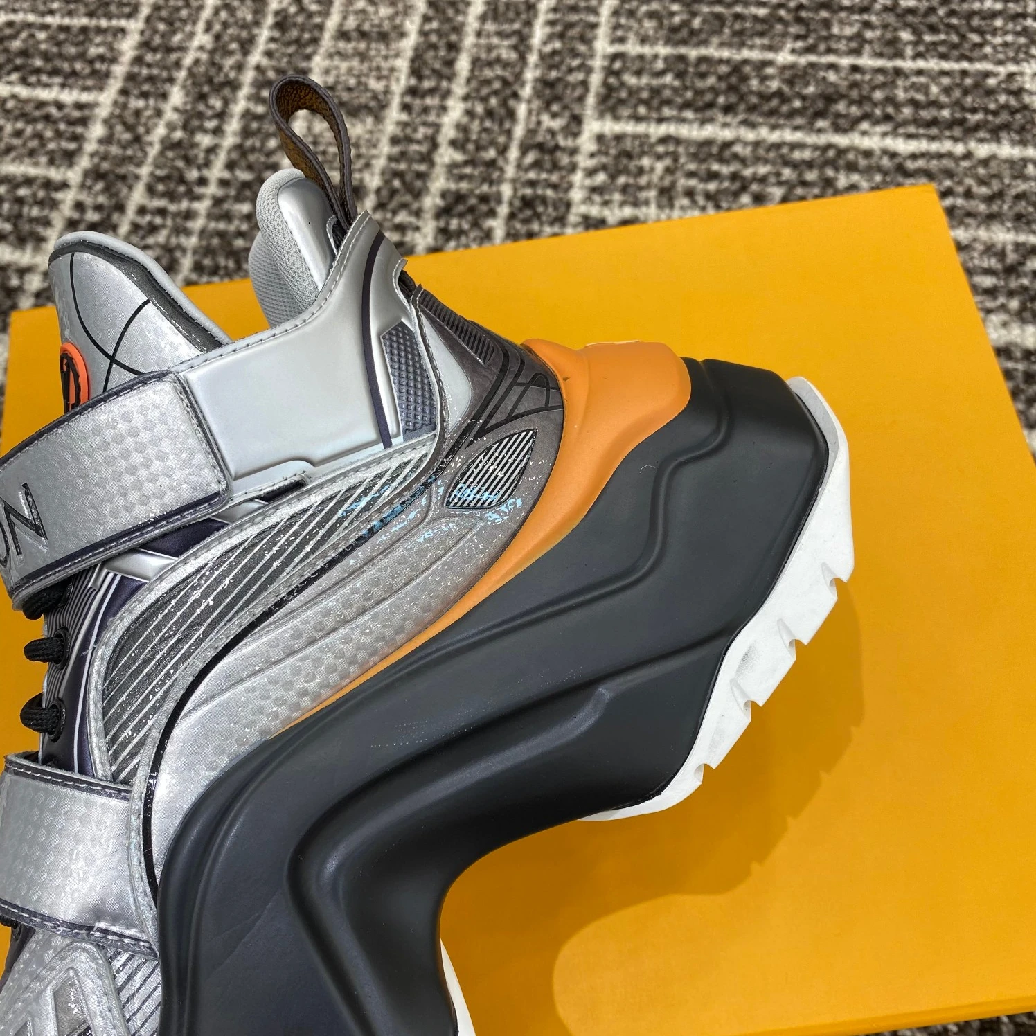 Louis vuitton locations Louis Vuitton LV Archlight 2.0 Platform Sneaker Black Silver 1AB13F