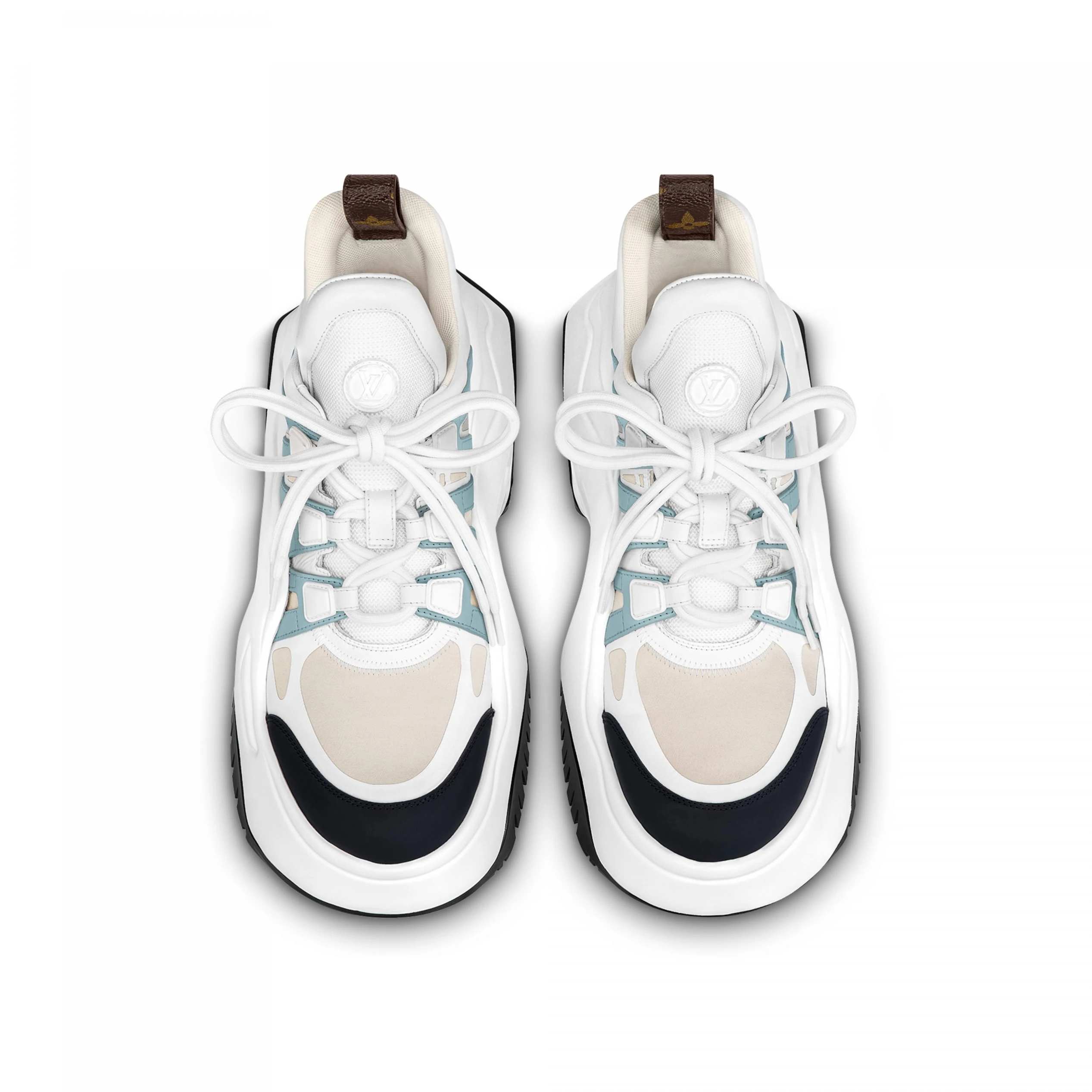 Lv belts replica Louis Vuitton LV Archlight 2.0 Platform Sneaker Blue Gray 1ABIHW