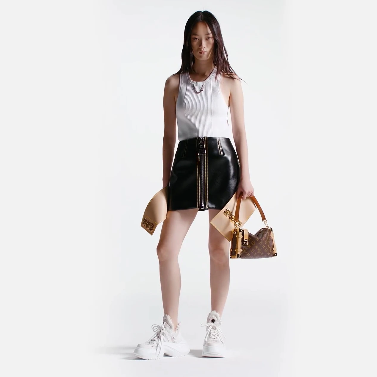 Mythick Louis Vuitton LV Archlight 2.0 Platform Sneaker White 1ABI4A