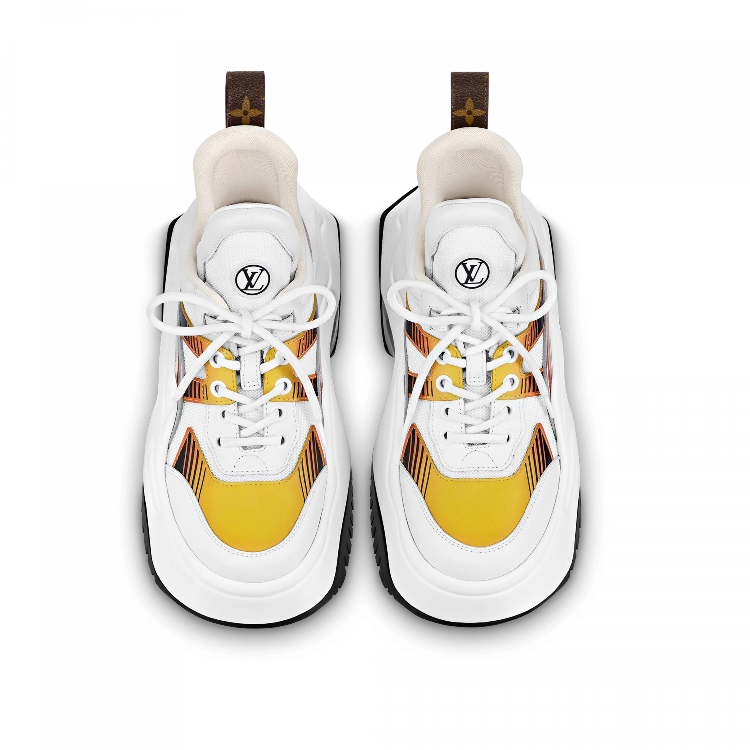 Replica bags lv Louis Vuitton LV Archlight 2.0 Sneaker Platform Orange 1ABHZZ