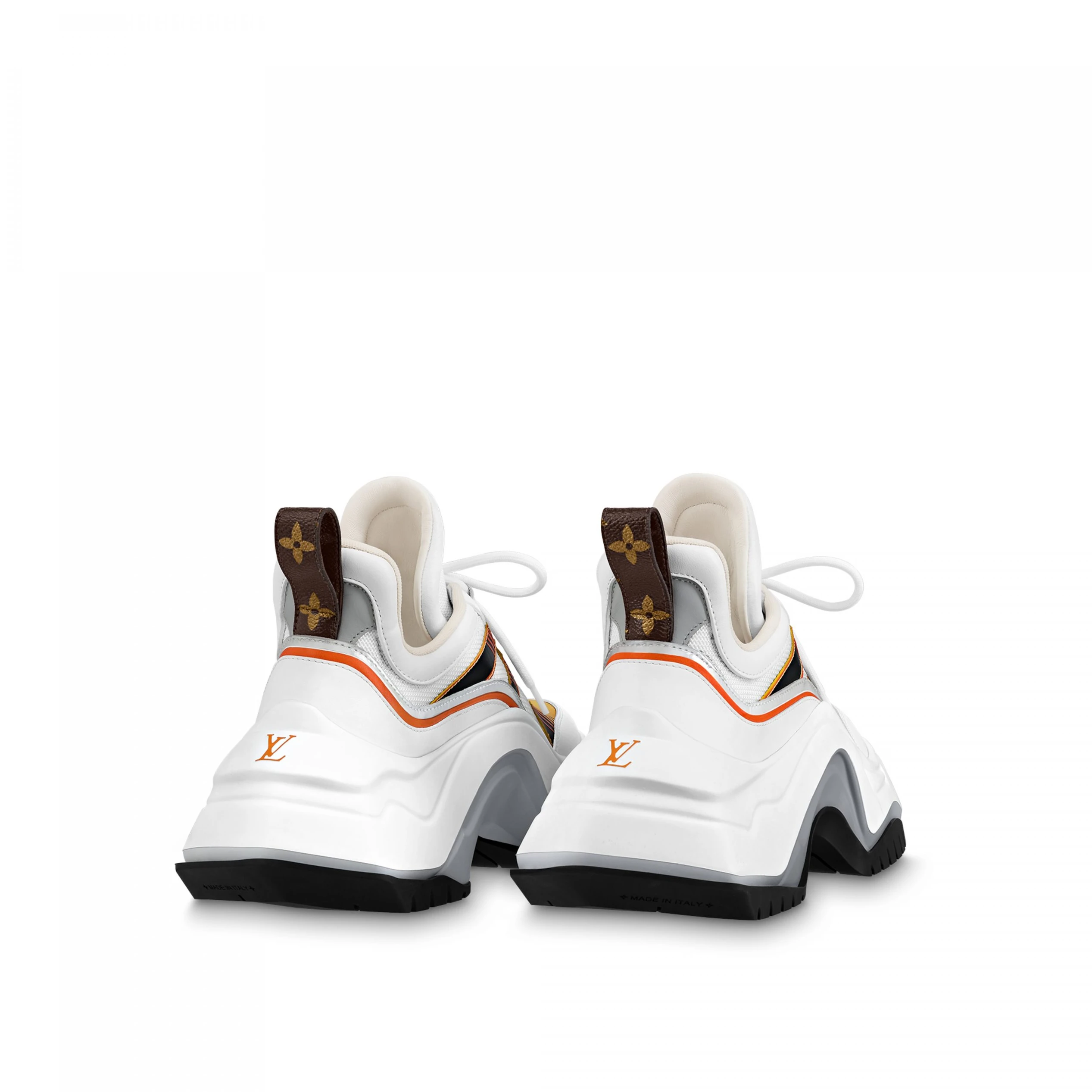 Replica bags lv Louis Vuitton LV Archlight 2.0 Sneaker Platform Orange 1ABHZZ