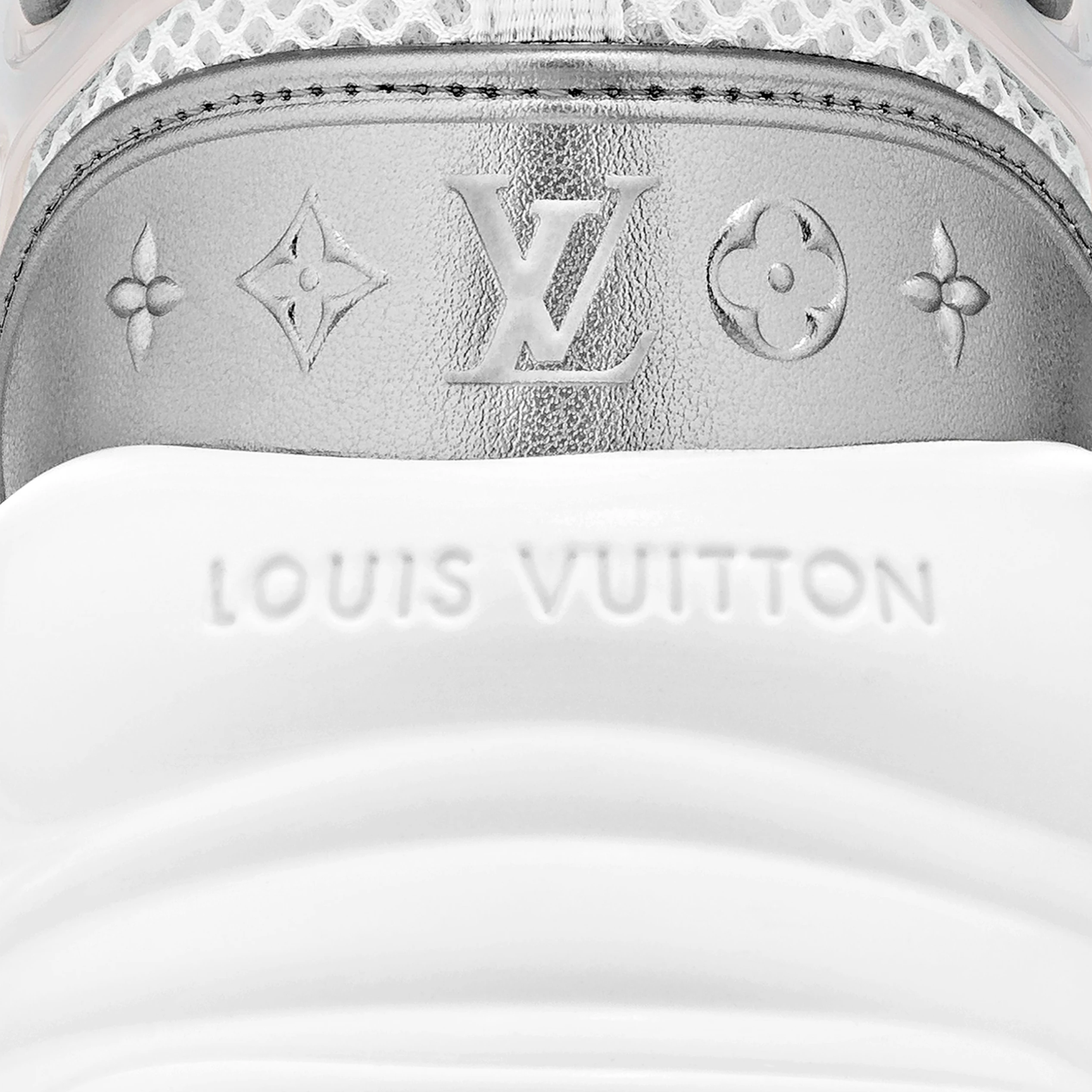 Mythick.ru Louis Vuitton LV Run 55 Sneaker Monogram Flowers Blue 1ABVIR