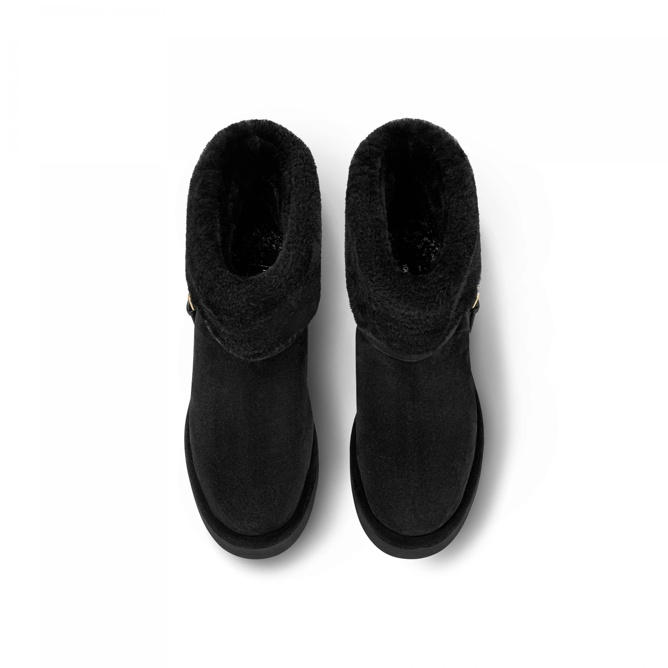 Replica bags Louis Vuitton LV SKI Aspen Platform Ankle Boot Black 1AC78P