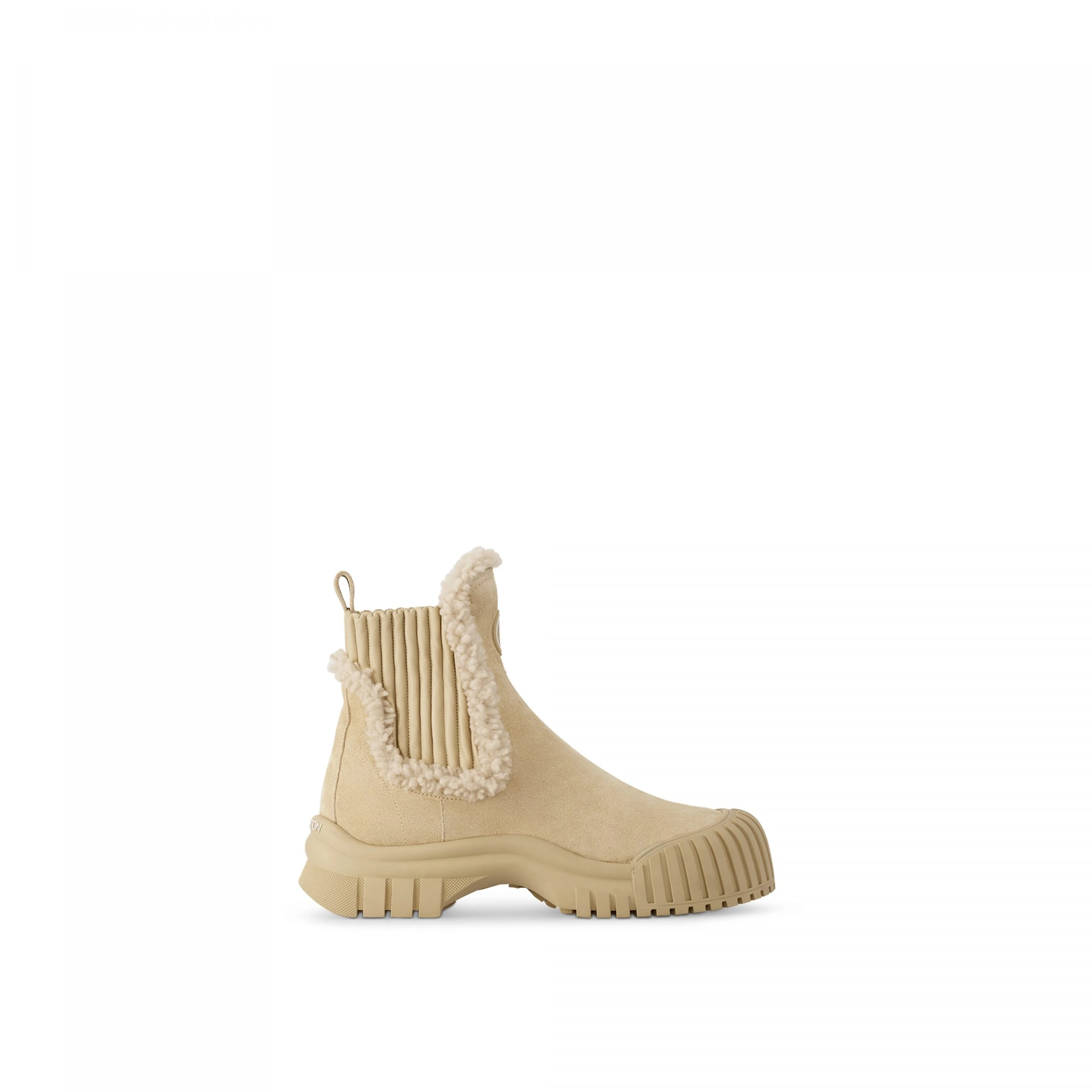 Louis Vuitton LV SKI Ruby Flat Ankle Boot Beige 1AC7AR