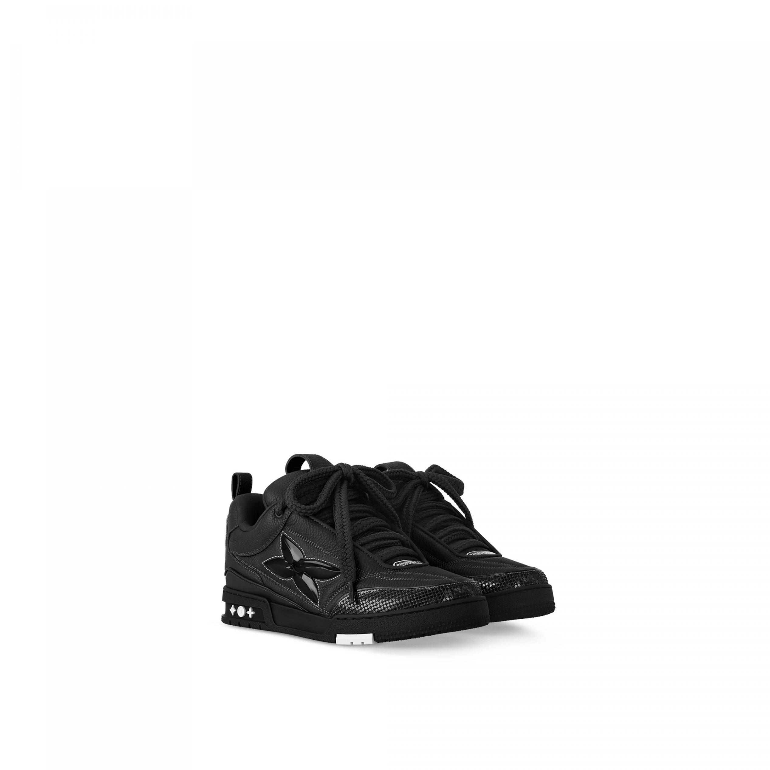 Lv belts replica Louis Vuitton LV Skate Sneaker Black 1ABZ5J