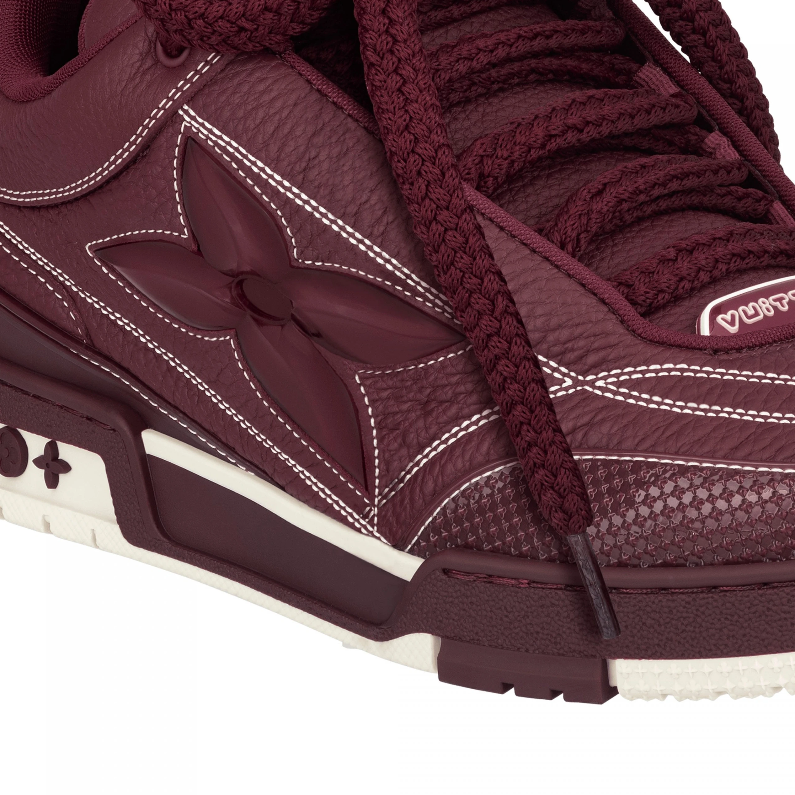 Replica bags Louis Vuitton LV Skate Sneaker Bordeaux Red 1ABZ6N