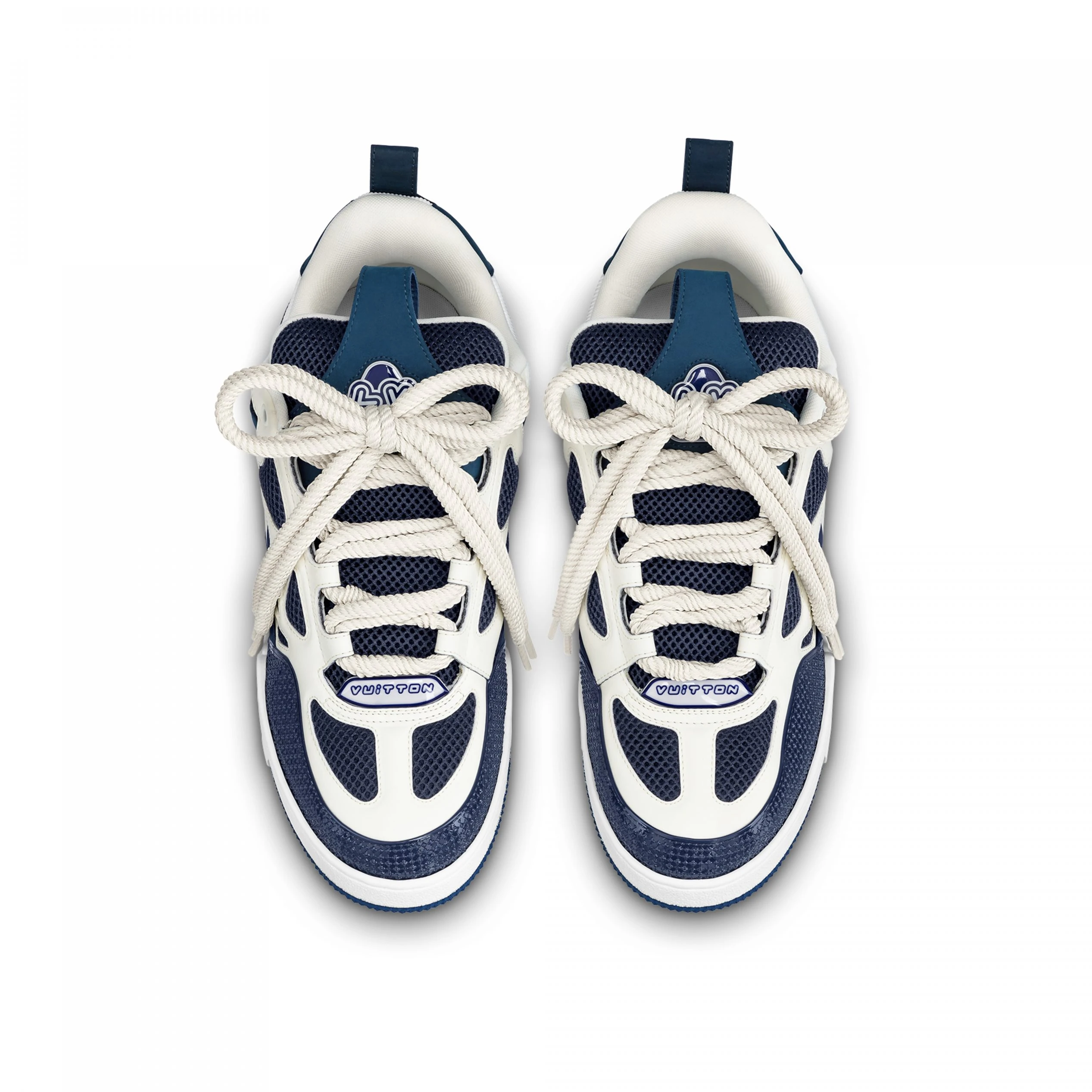 Replica bags Louis Vuitton LV Skate Sneaker Navy Blue Marine 1ACF1U