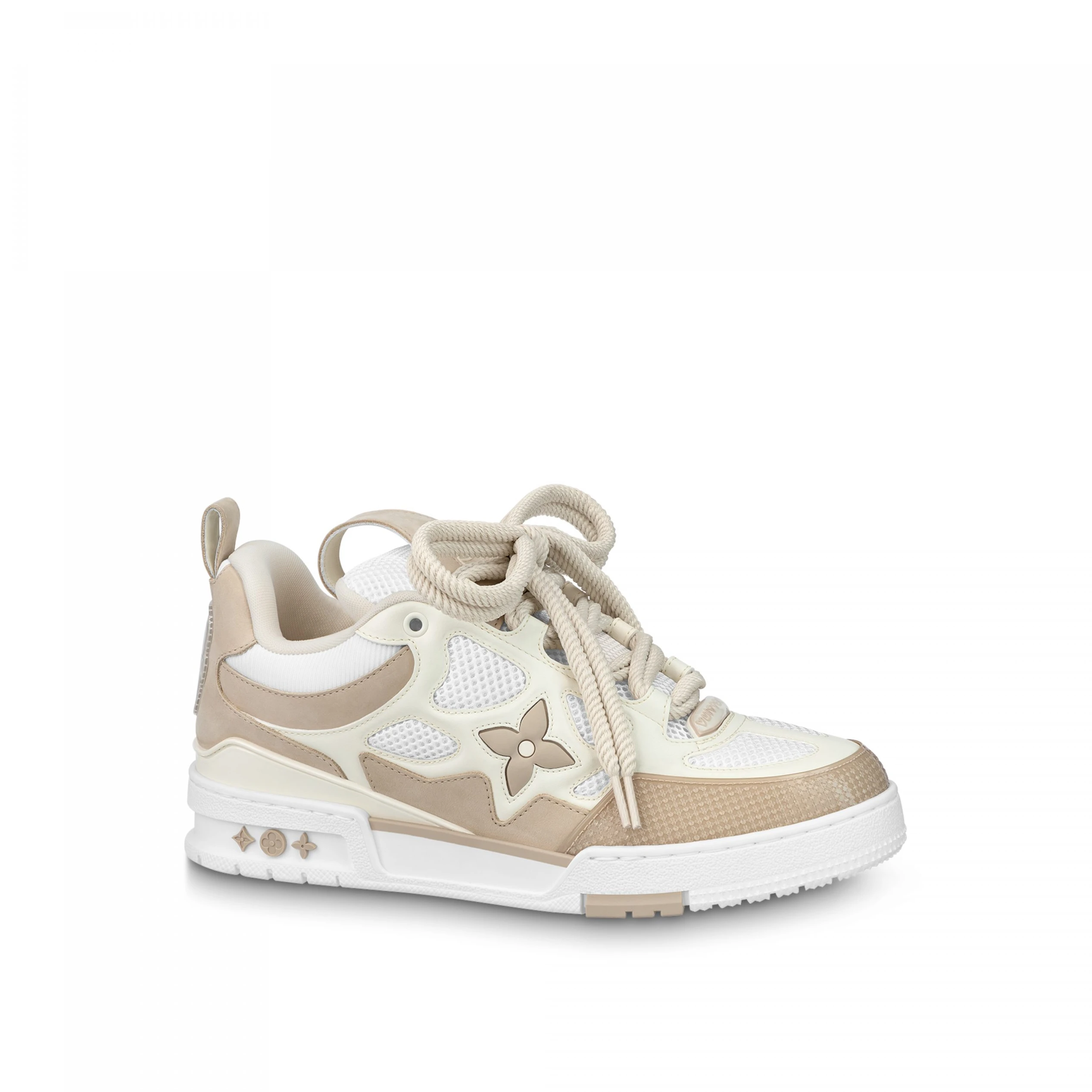 Louis Vuitton LV Skate Sneaker Since 54 Monogram Flowers Beige 1AARQG