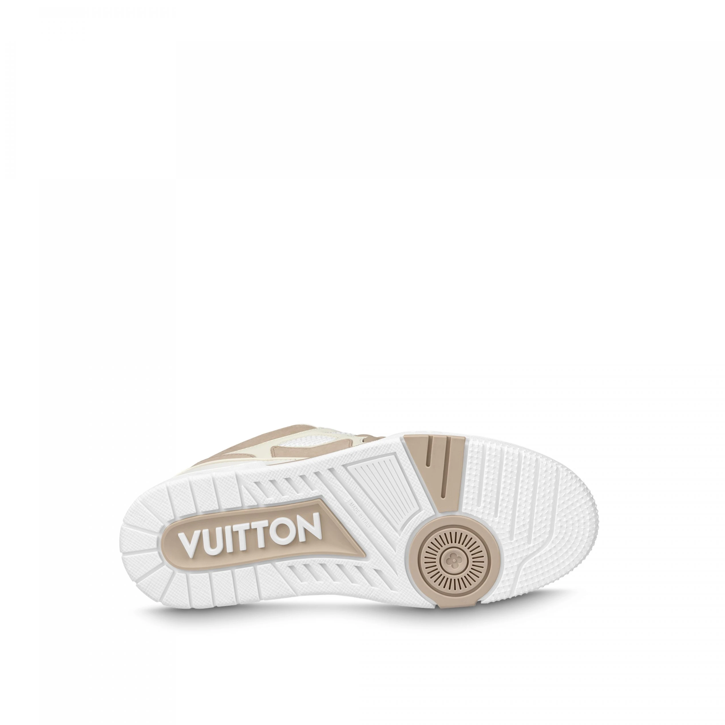 Top lv Louis Vuitton LV Skate Sneaker Since 54 Monogram Flowers Beige 1AARQG