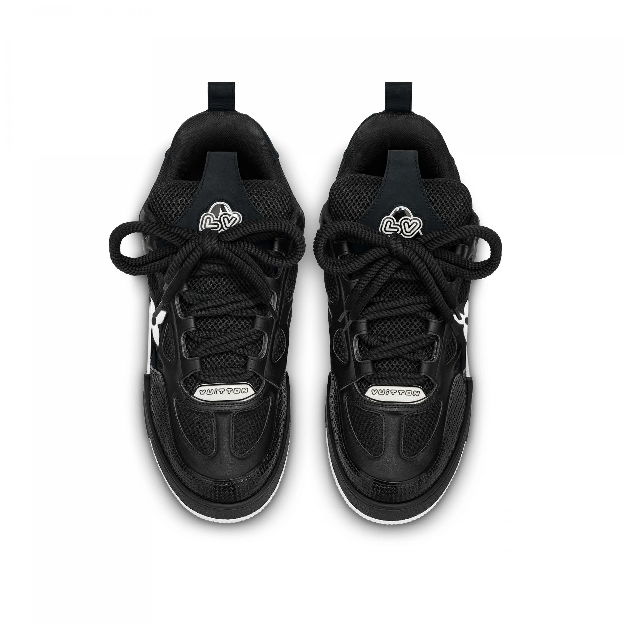 Mythick ru Louis Vuitton LV Skate Sneaker Since 54 Monogram Flowers Black 1AARR0
