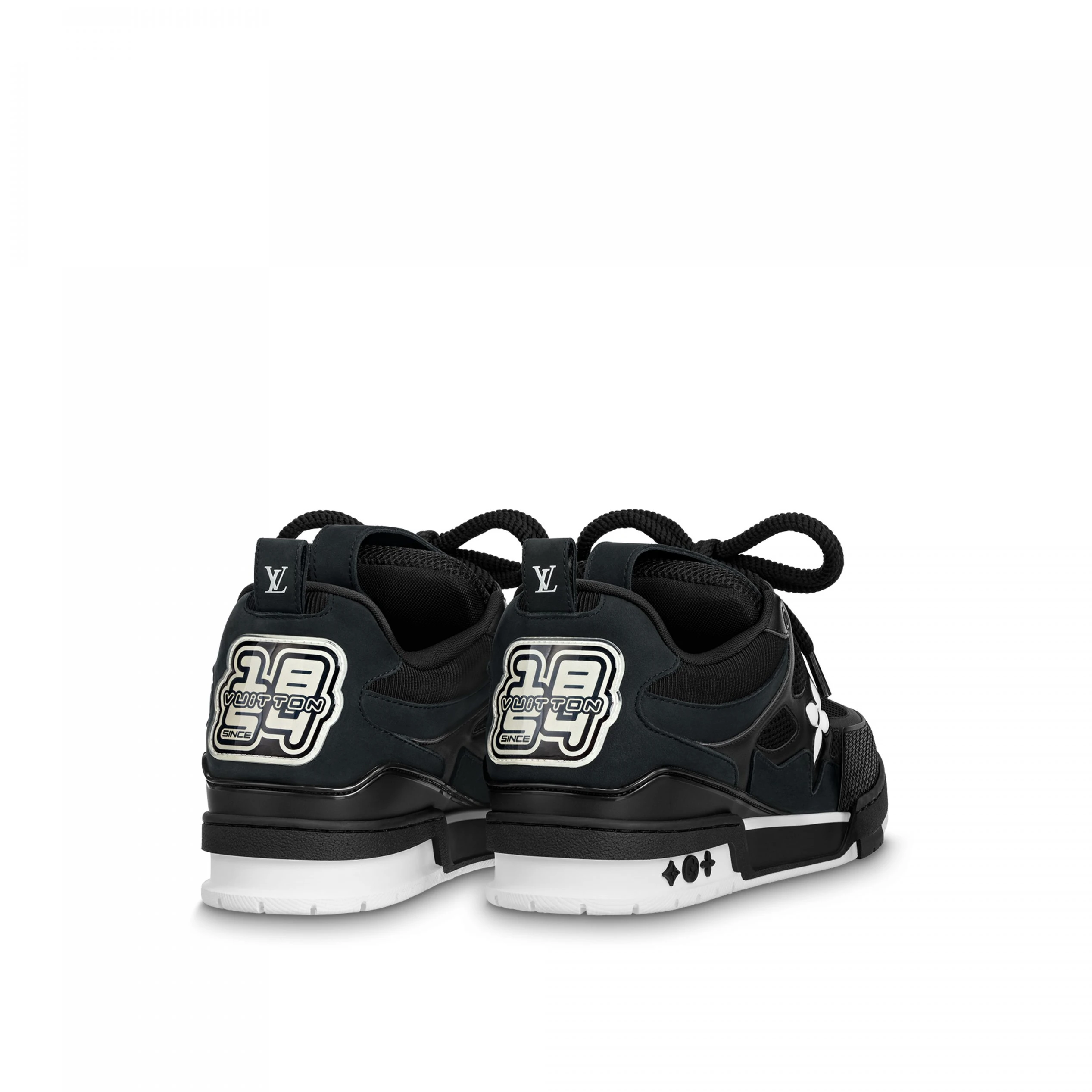 Mythick ru Louis Vuitton LV Skate Sneaker Since 54 Monogram Flowers Black 1AARR0