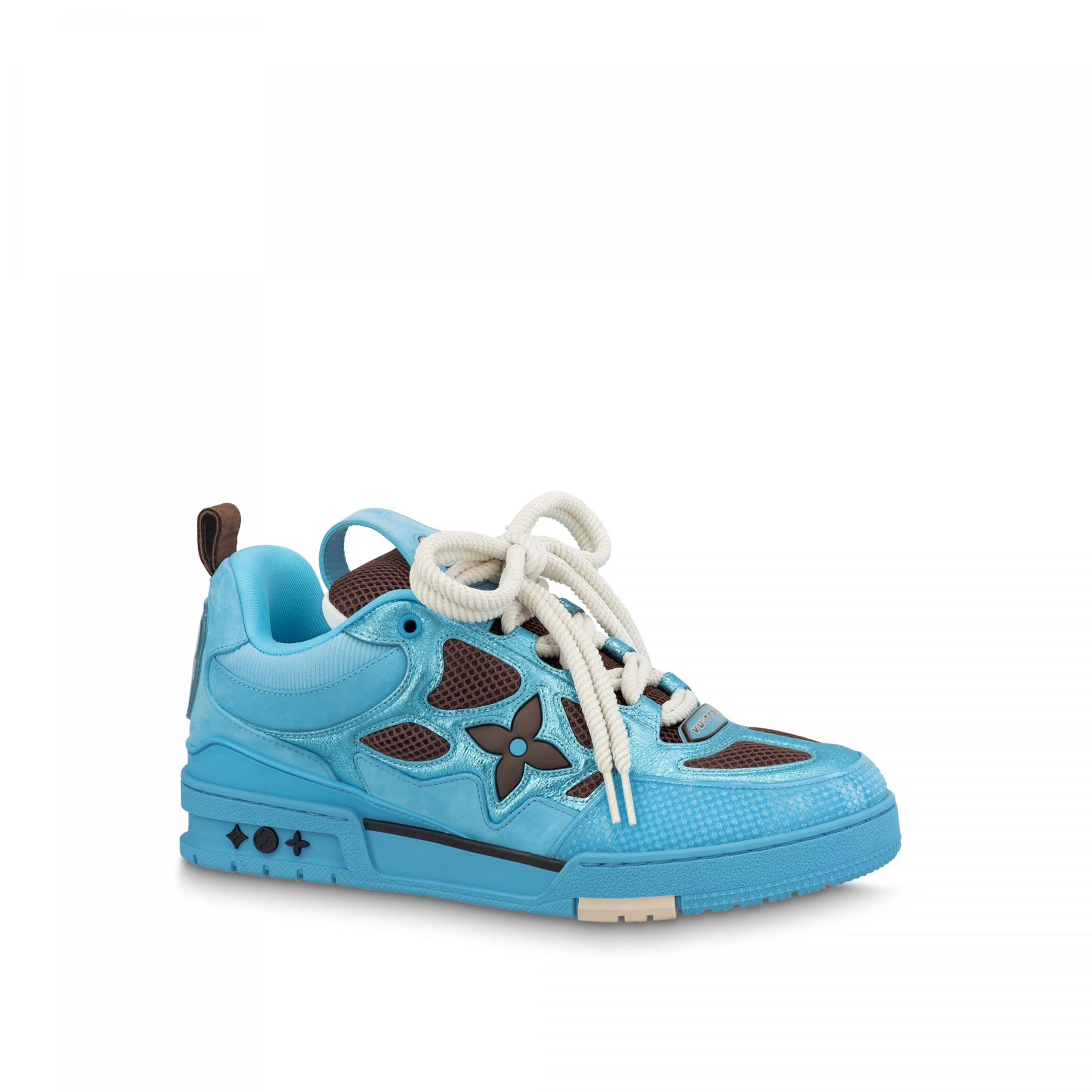 Louis Vuitton LV Skate Sneaker Since 54 Monogram Flowers Blue 1ABMIC
