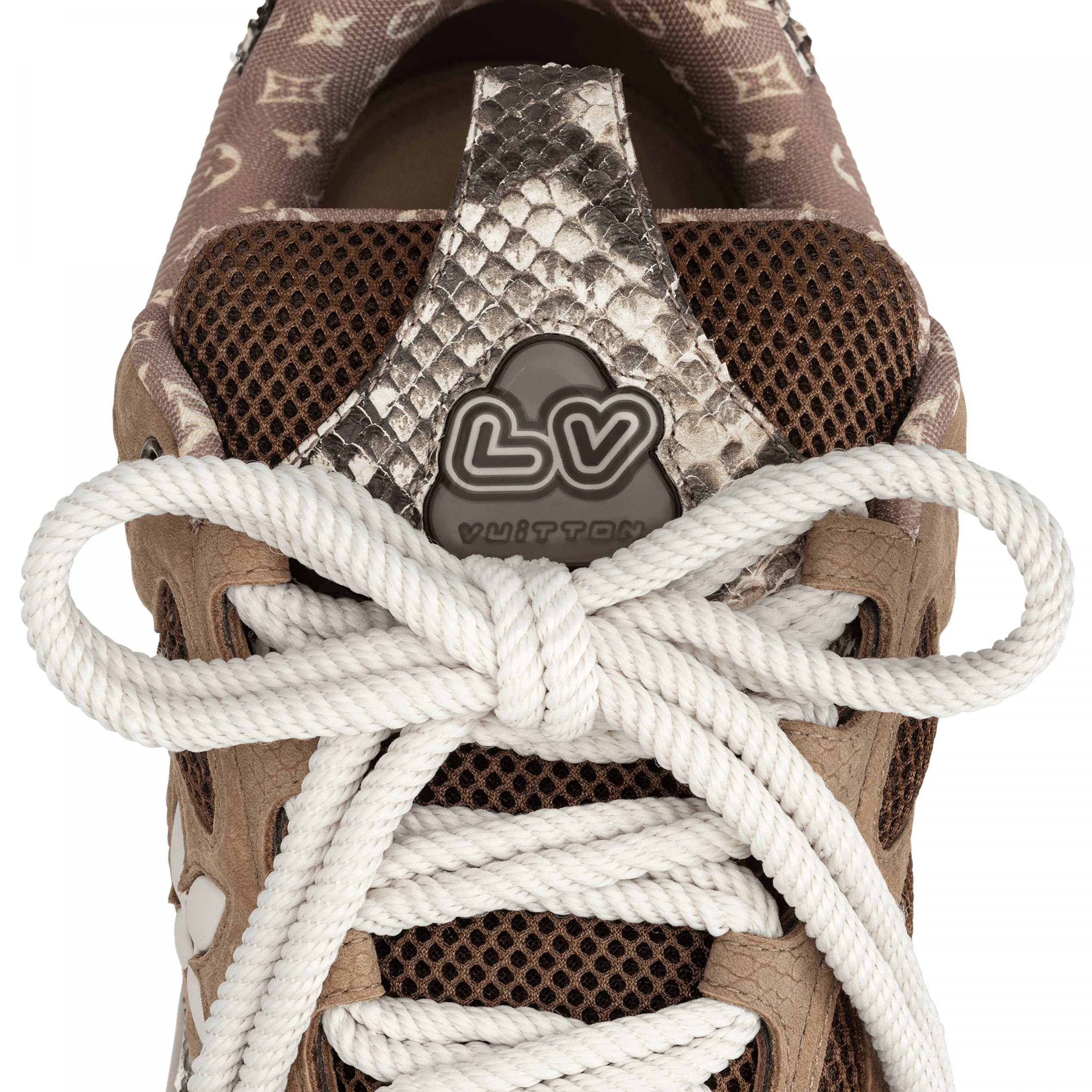 Louis vuitton locations Louis Vuitton LV Skate Sneaker Since 54 Monogram Flowers Brown 1ABMG1
