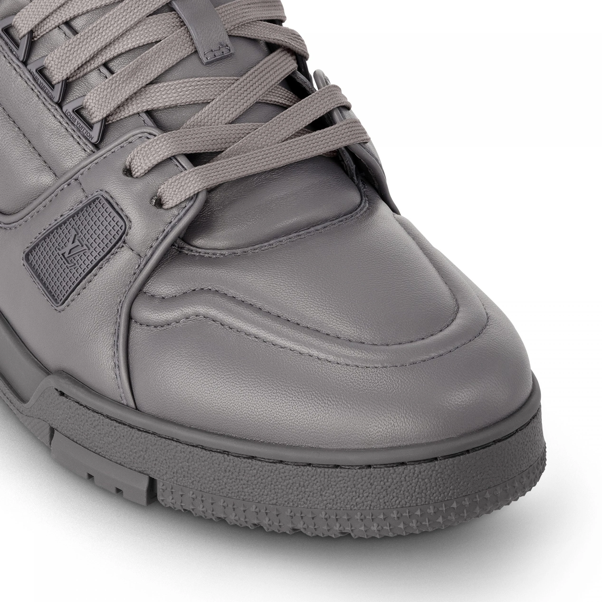 Mythick Louis Vuitton LV Trainer Sneaker Calf leather Grey 1AC5CV