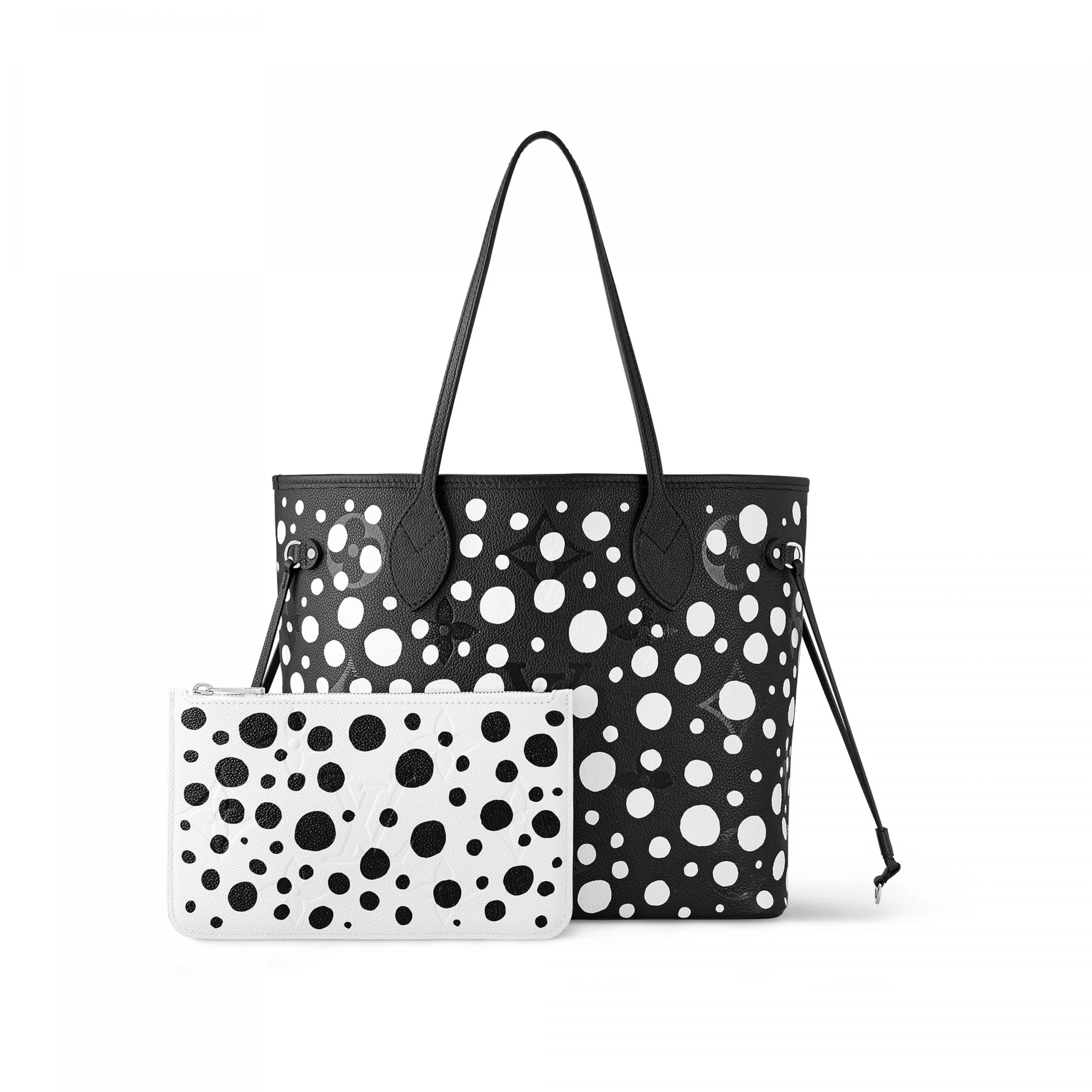 Louis vuitton locations Louis Vuitton LV x YK Neverfull MM M46390 Black white
