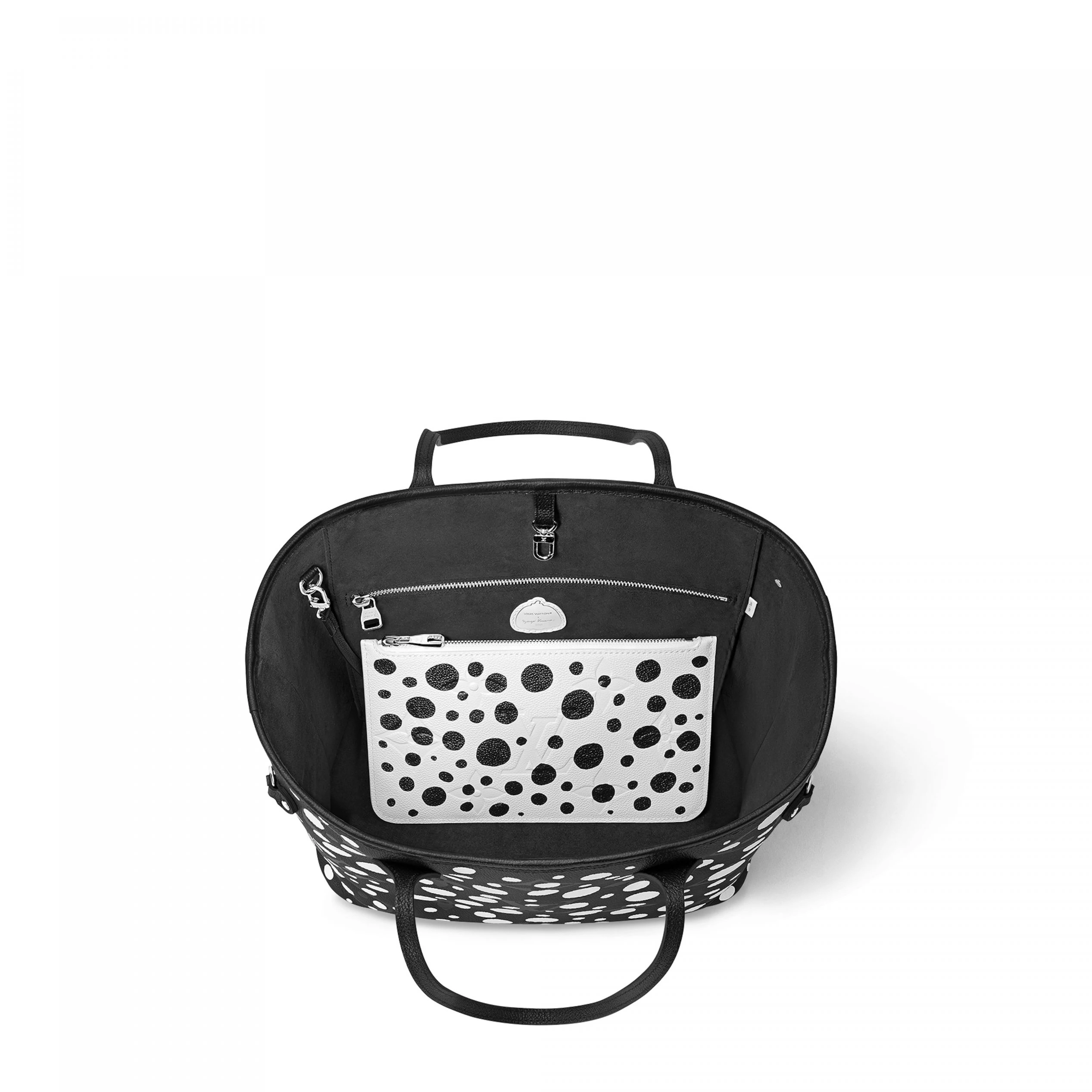 Louis vuitton locations Louis Vuitton LV x YK Neverfull MM M46390 Black white