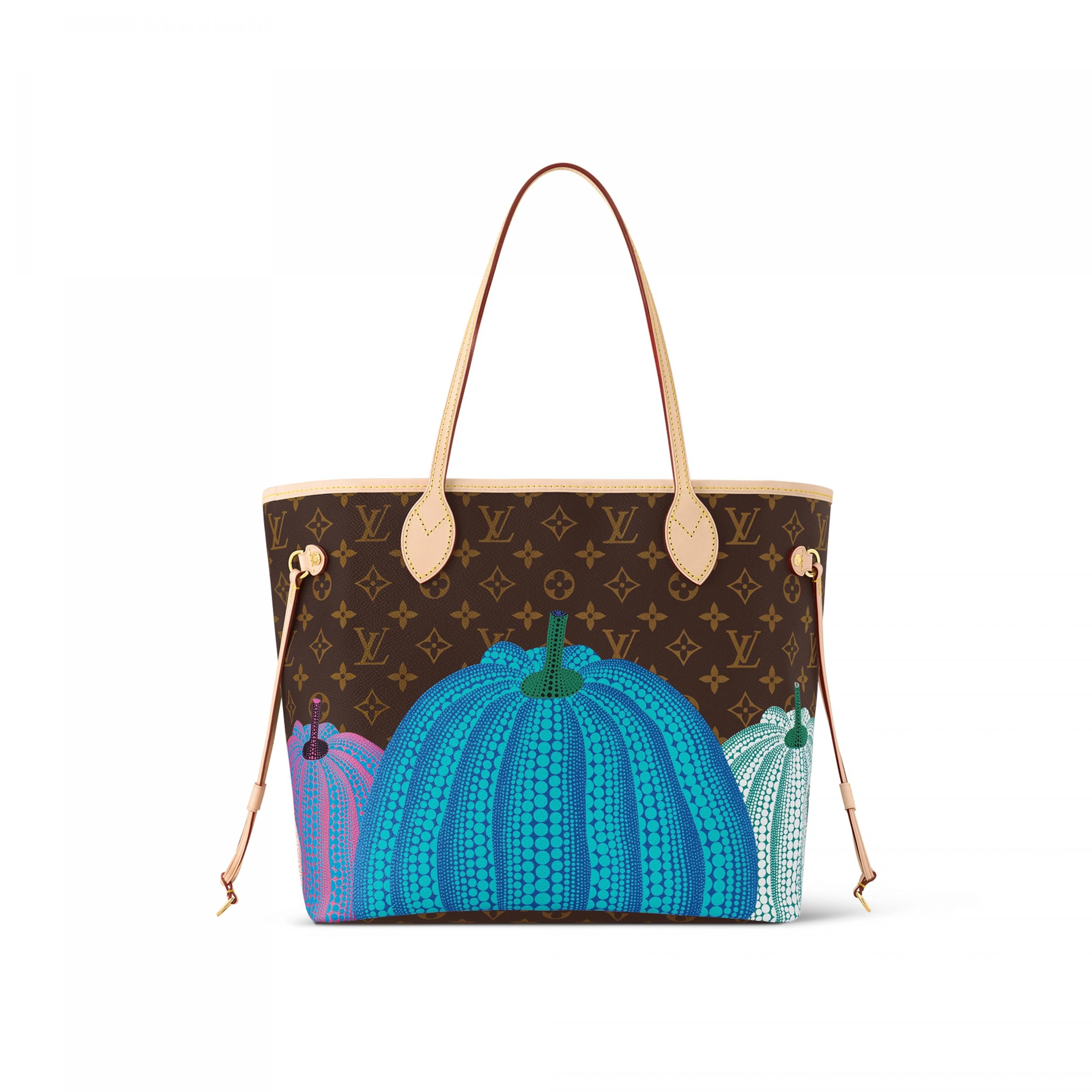 Mythick Louis Vuitton LV x YK Neverfull MM M46468 Pumpkin print
