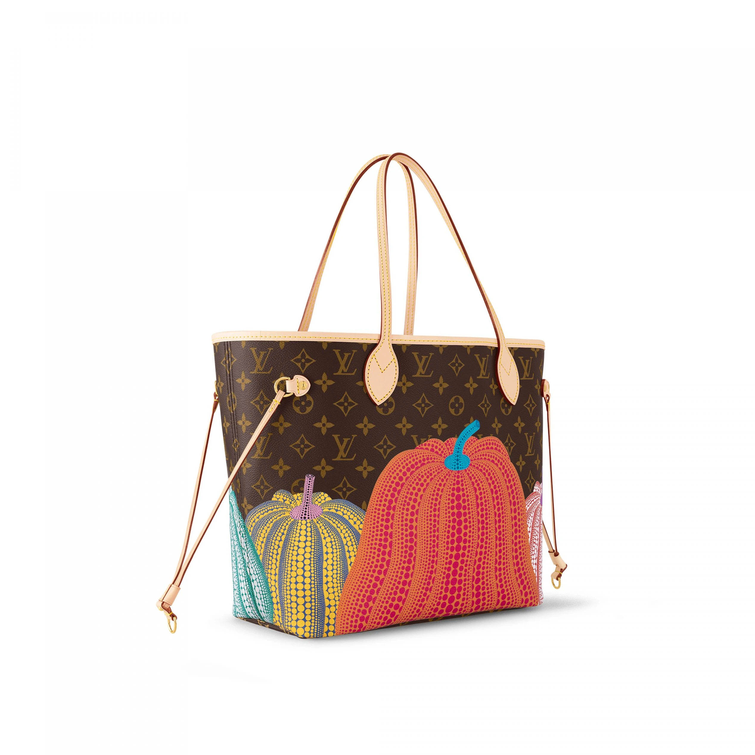 Mythick Louis Vuitton LV x YK Neverfull MM M46468 Pumpkin print
