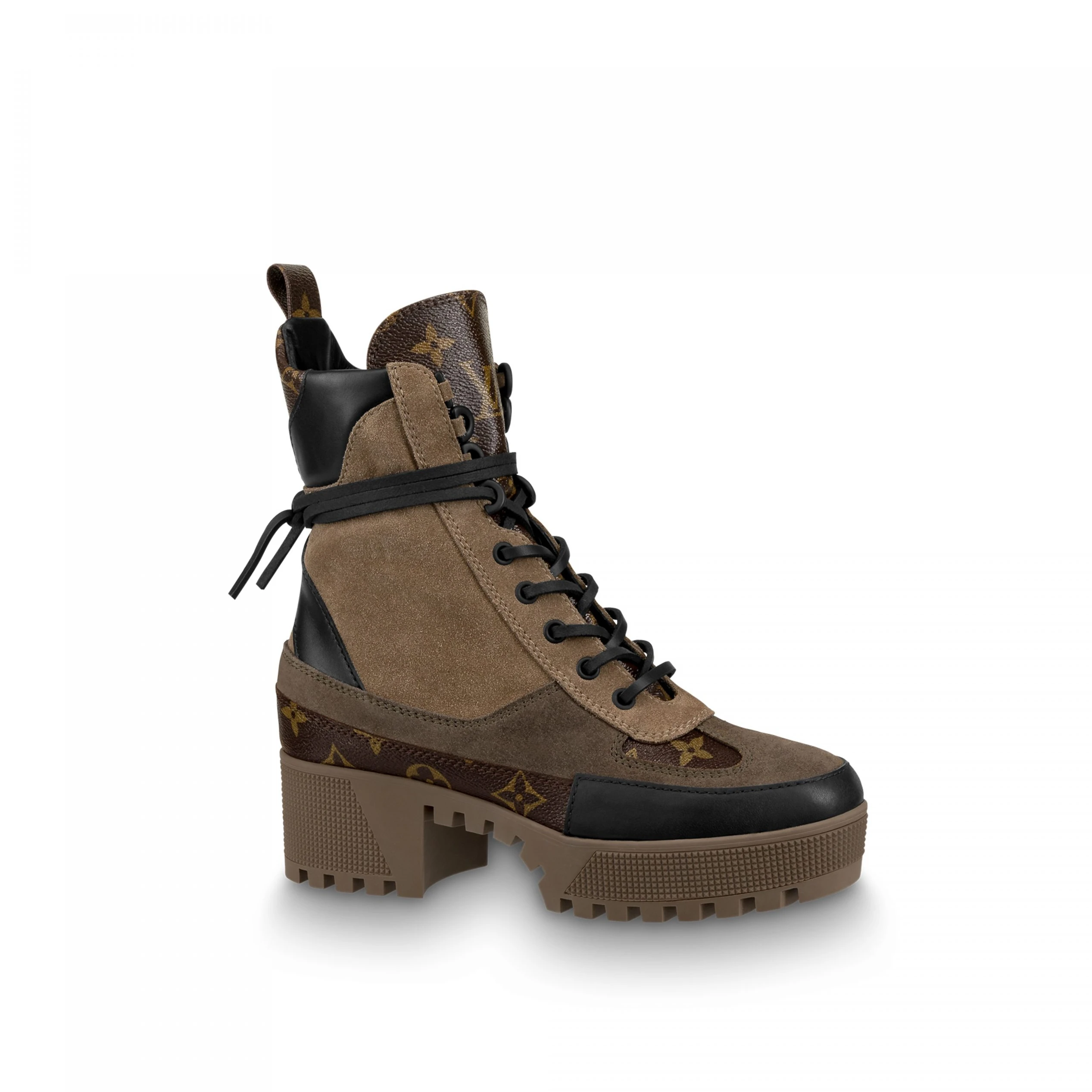 Louis Vuitton Laureate Platform Desert Boot Beige 1A4XYE