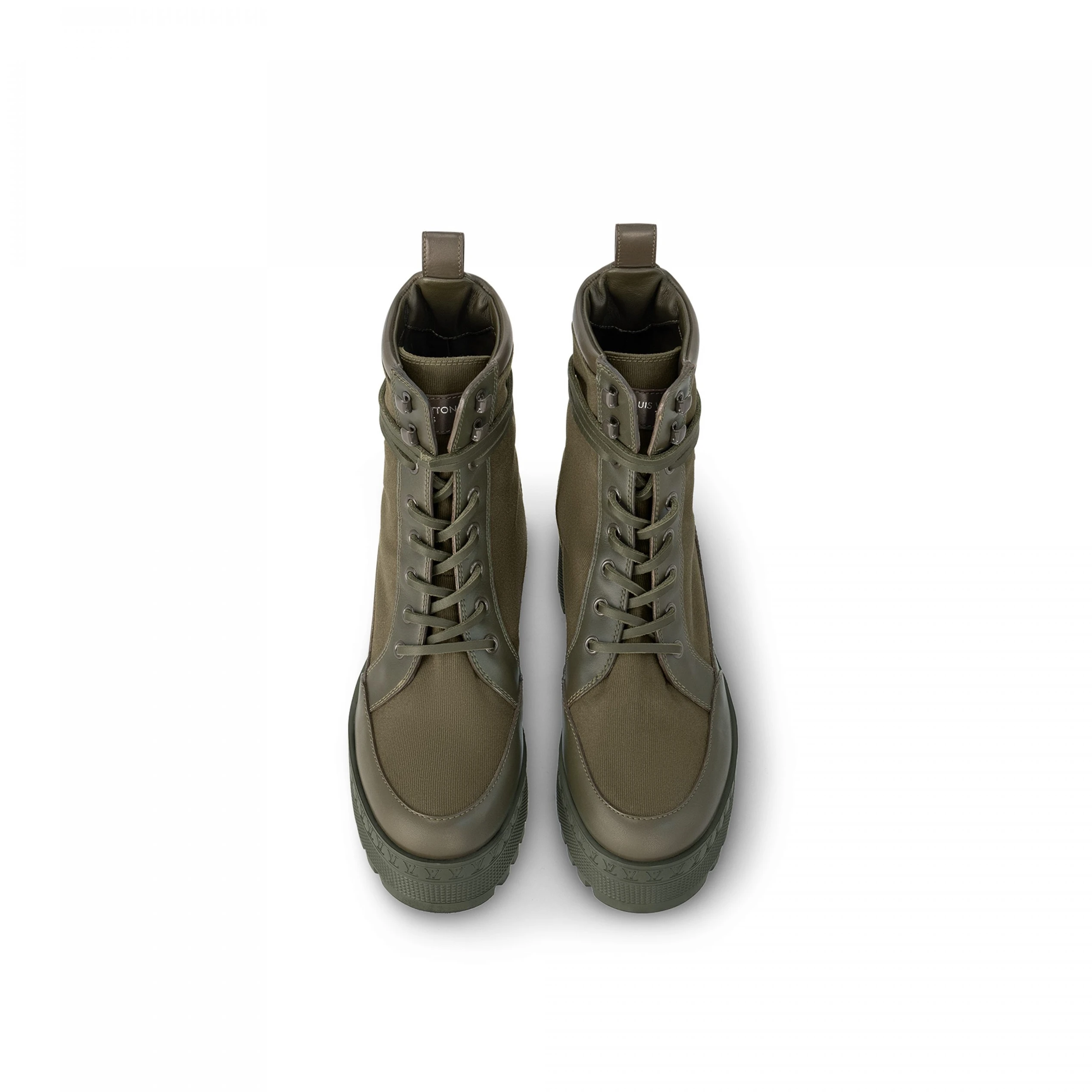 Replica bags lv Louis Vuitton Laureate Platform Desert Boot Khaki Green 1AC7S9
