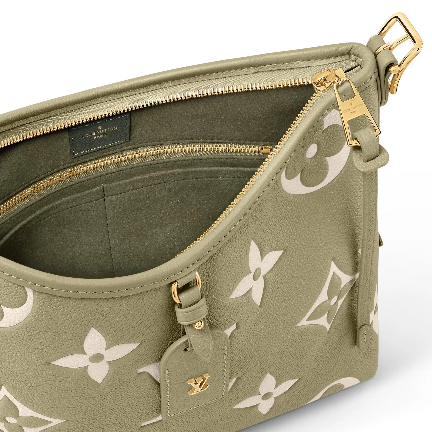 Replica bags lv Louis Vuitton Light Khaki Cream M46672 CarryAll PM