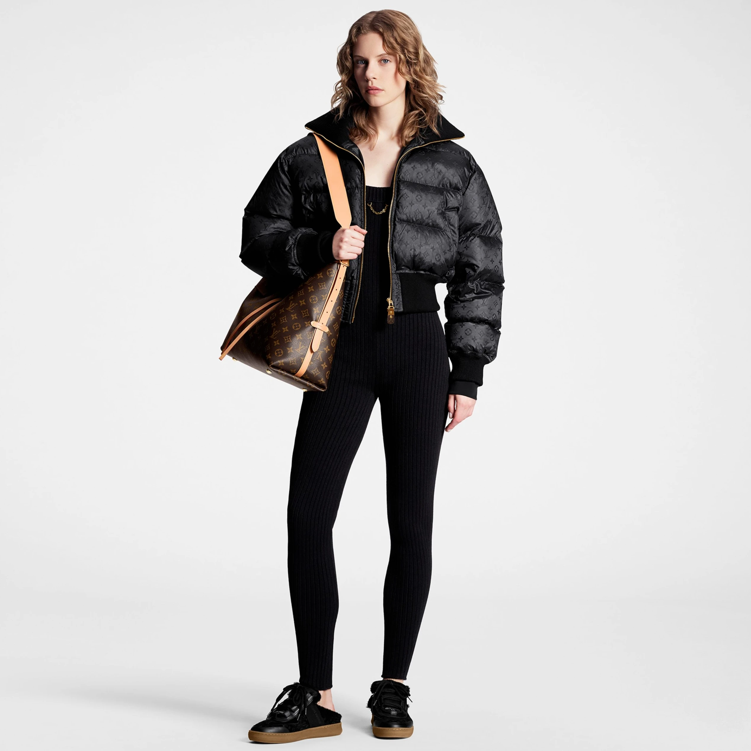 Mythick ru Louis Vuitton Lous Open Back Sneaker Black 1ACAE7