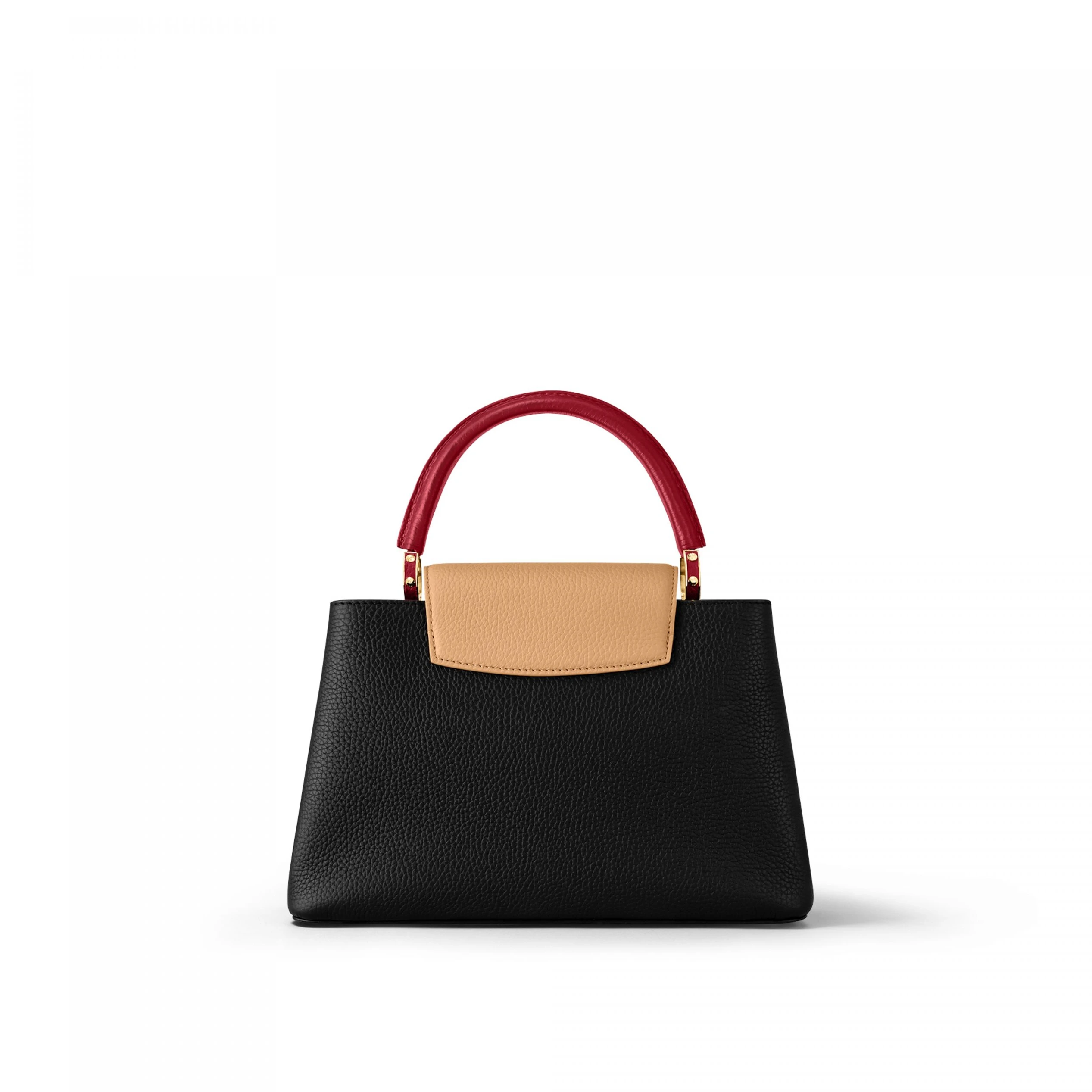 Replica bags lv Louis Vuitton M20704 Capucines MM Noir Rubis