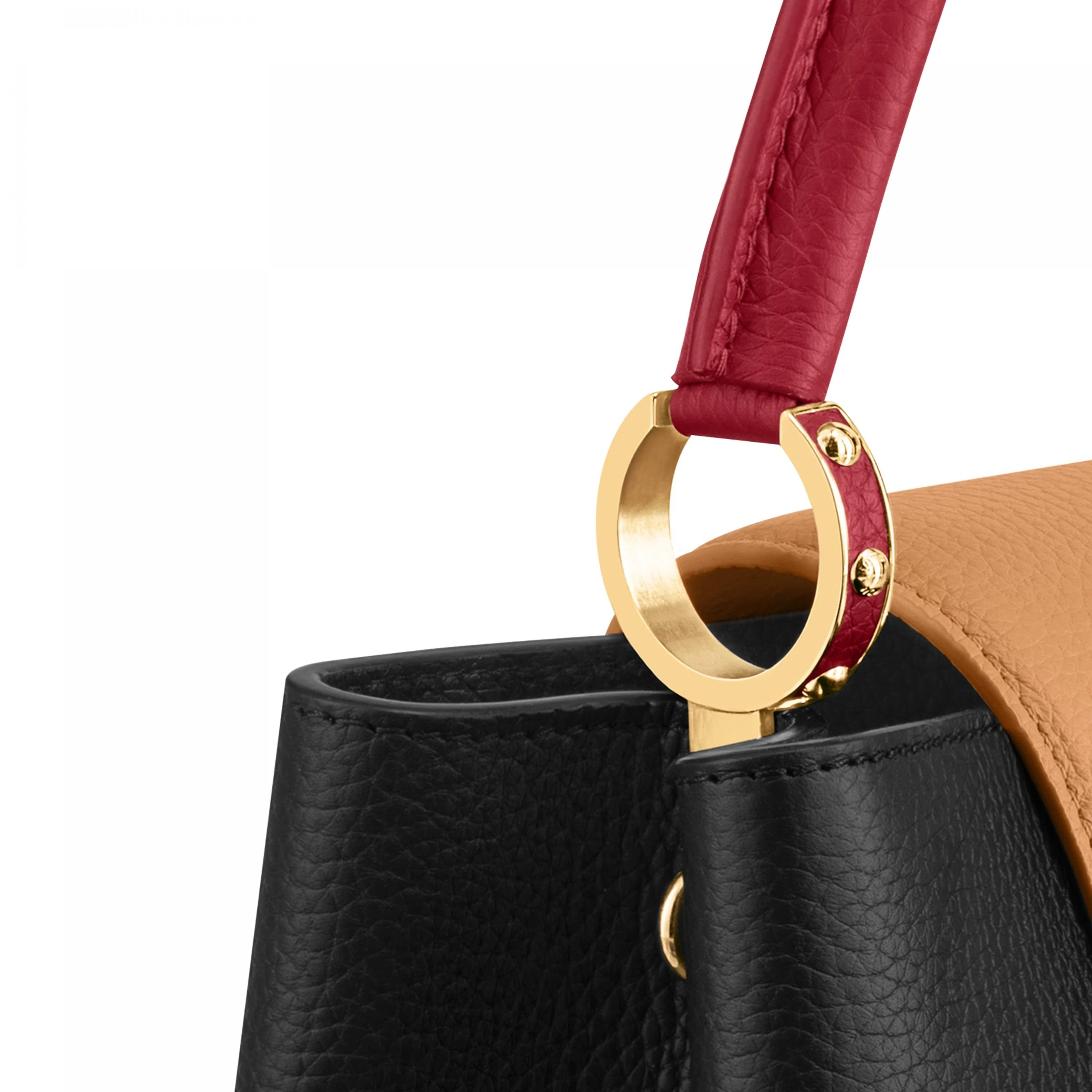 Replica bags lv Louis Vuitton M20704 Capucines MM Noir Rubis
