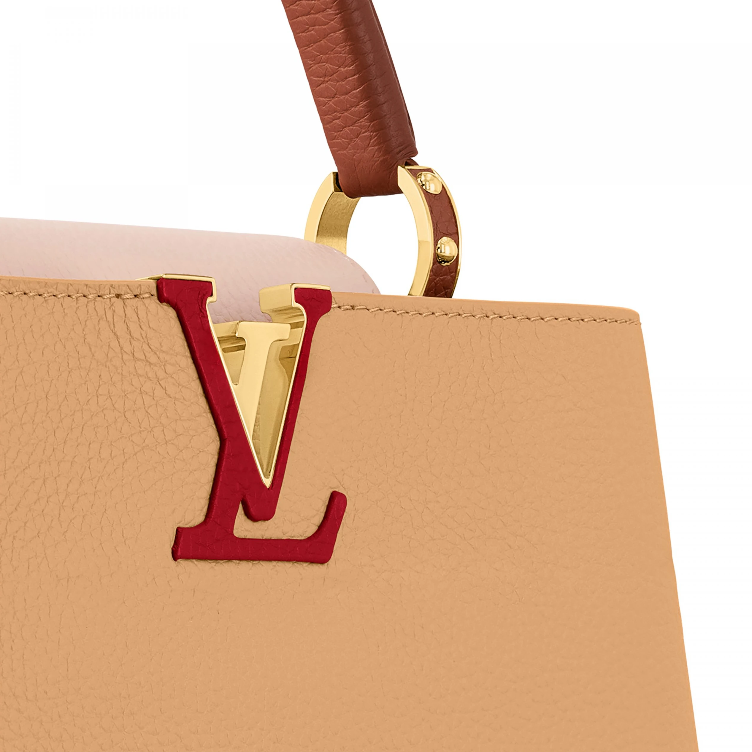 Top lv Louis Vuitton M20784 Capucines MM Arizona Wood