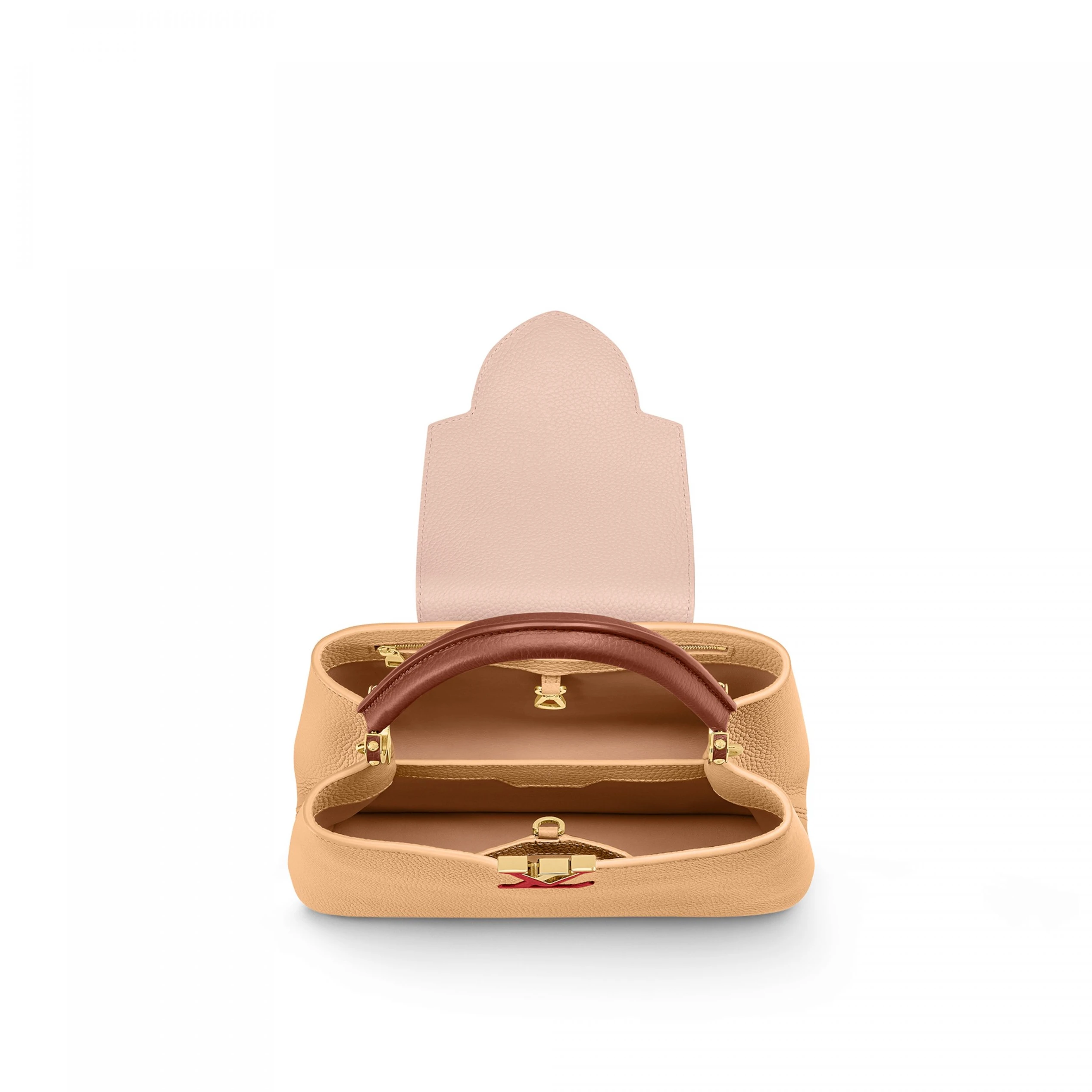Top lv Louis Vuitton M20784 Capucines MM Arizona Wood