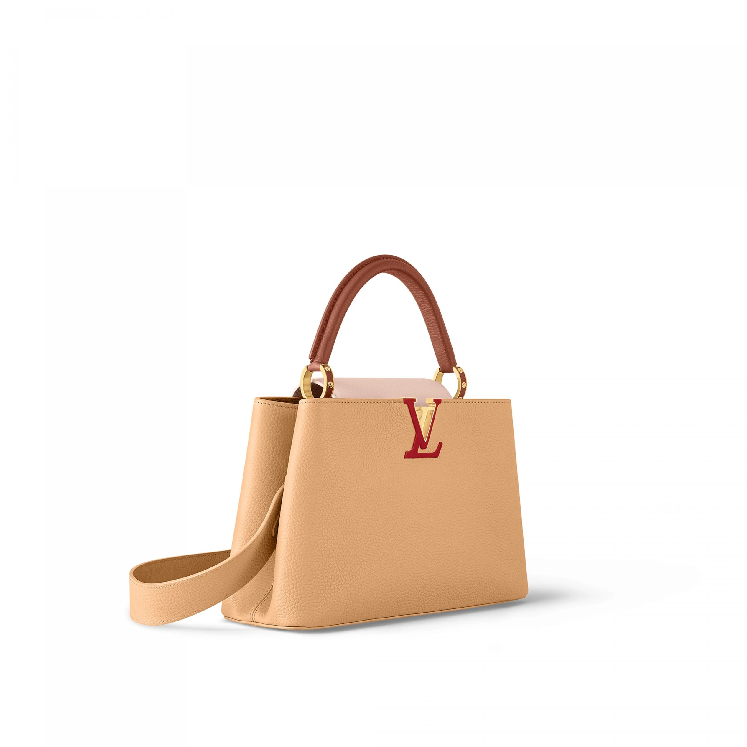 Top lv Louis Vuitton M20784 Capucines MM Arizona Wood