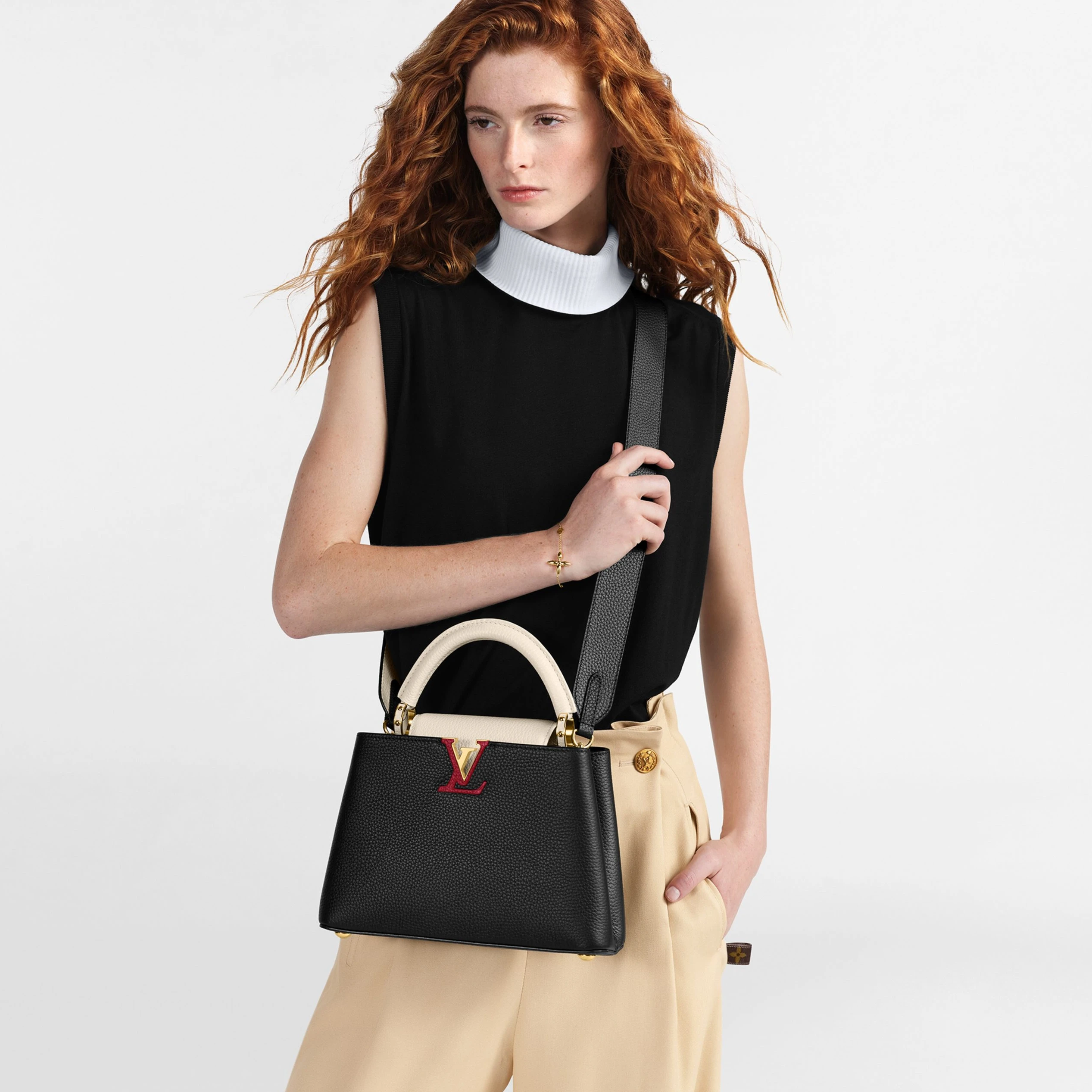 Louis vuitton locations Louis Vuitton M21043 Capucines BB Black