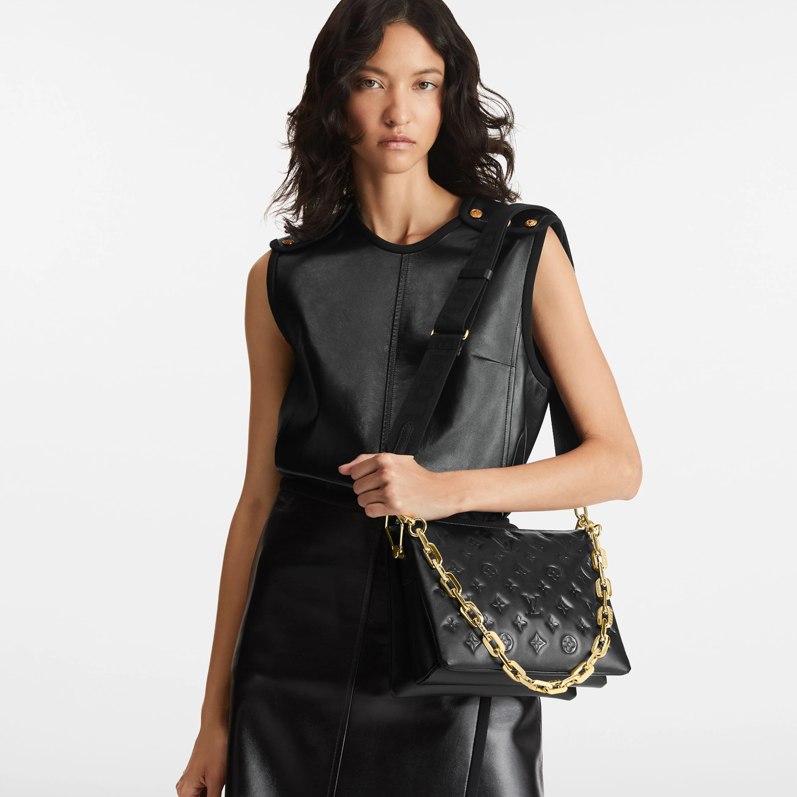 Louis vuitton locations Louis Vuitton M21260 Coussin PM Black