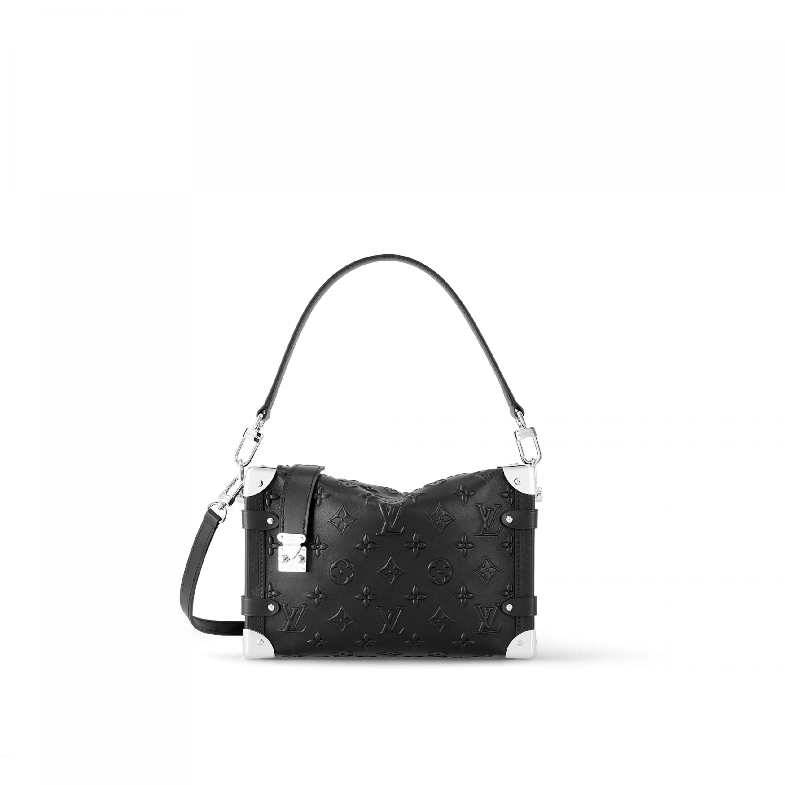 Louis Vuitton M21709 Side Trunk MM Black Fashion Leather