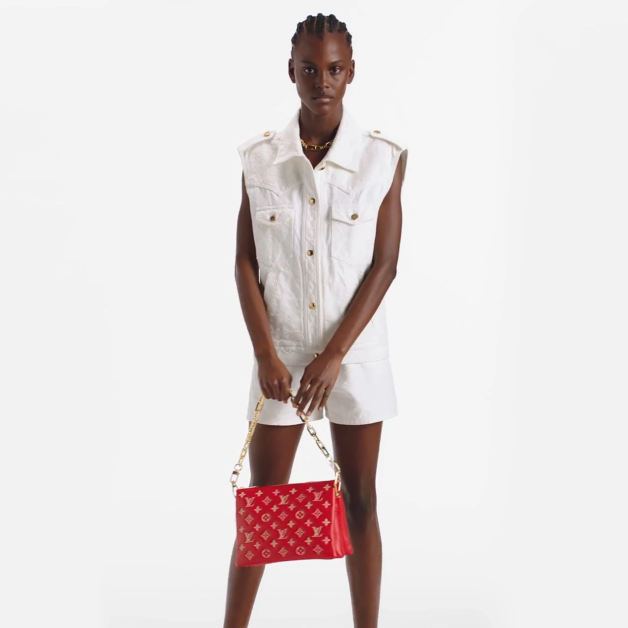 Mythick Louis Vuitton M22397 Coussin PM Red