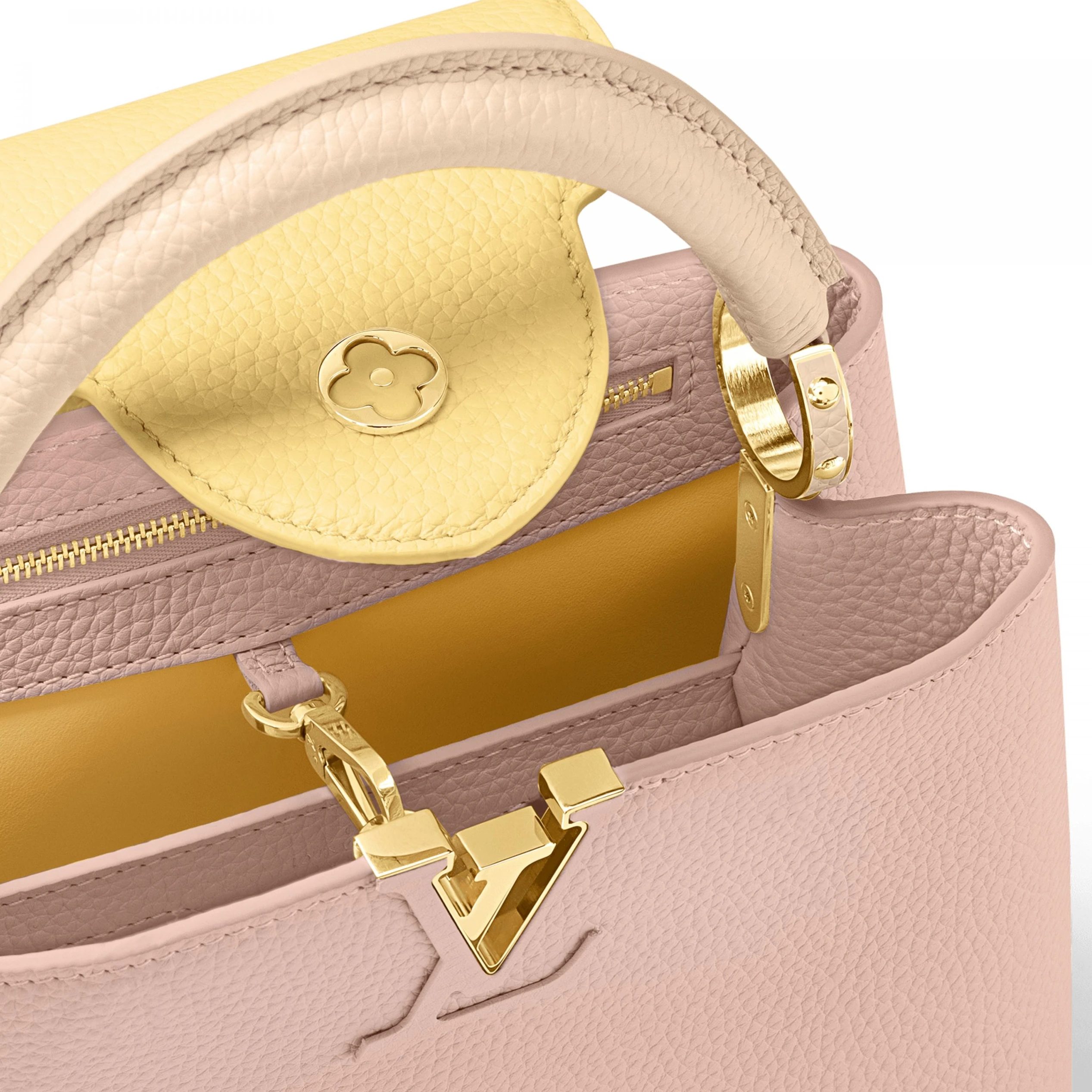 Top lv Louis Vuitton M22514 Capucines BB Powdered Beige
