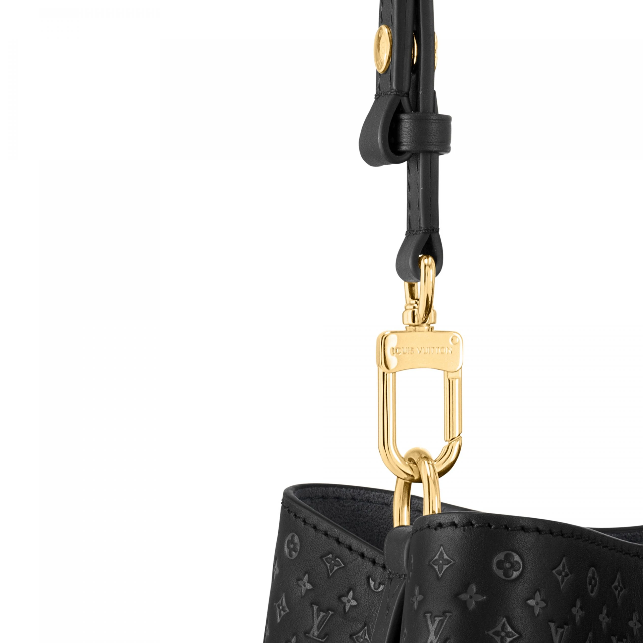 Top lv Louis Vuitton M22598 Calfskin Black Néonoé BB