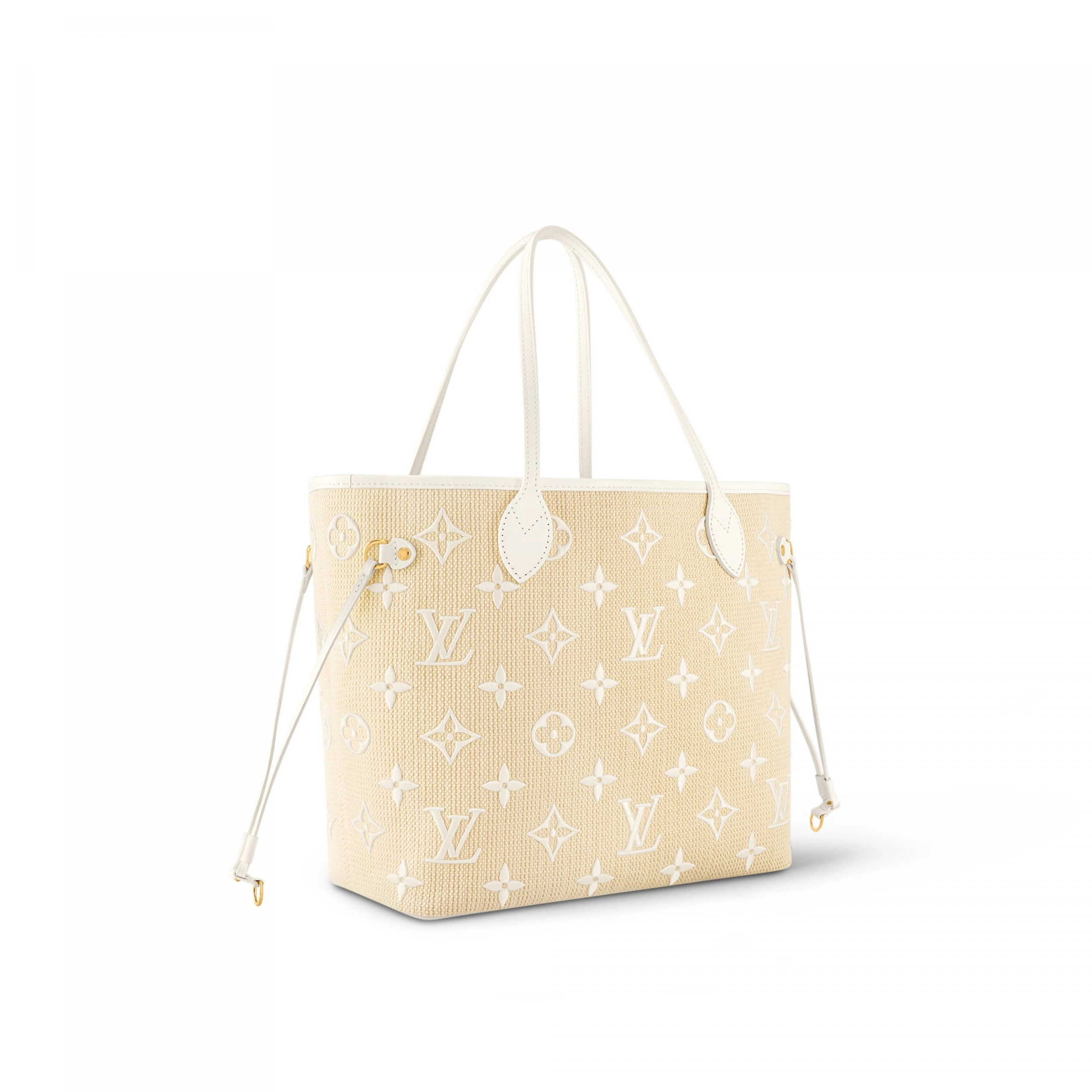 Mythick ru Louis Vuitton M22839 Neverfull MM Lotus Cotton White Beige