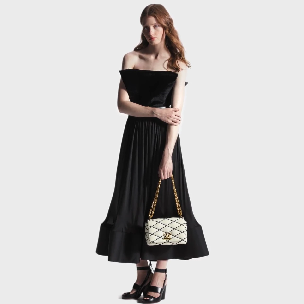 Louis vuitton locations Louis Vuitton M22890 GO-14 MM White Black