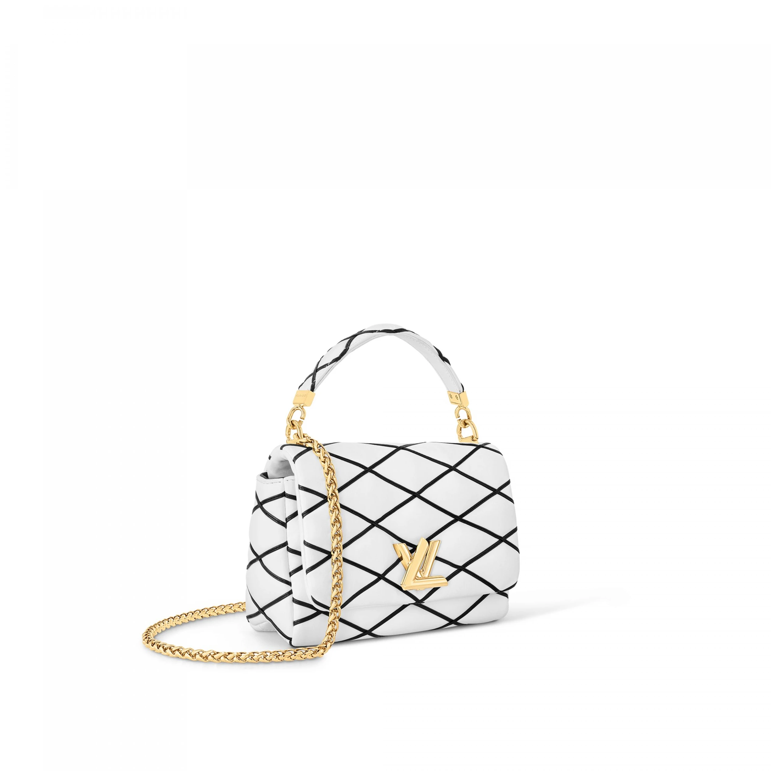 Louis vuitton locations Louis Vuitton M22890 GO-14 MM White Black
