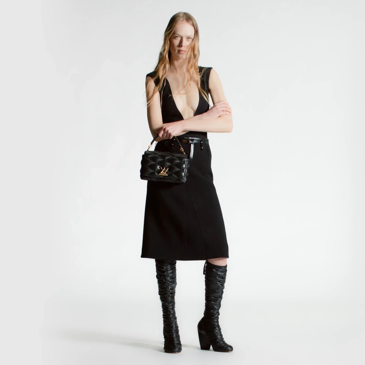 Replica bags lv Louis Vuitton M22891 GO-14 MM Black