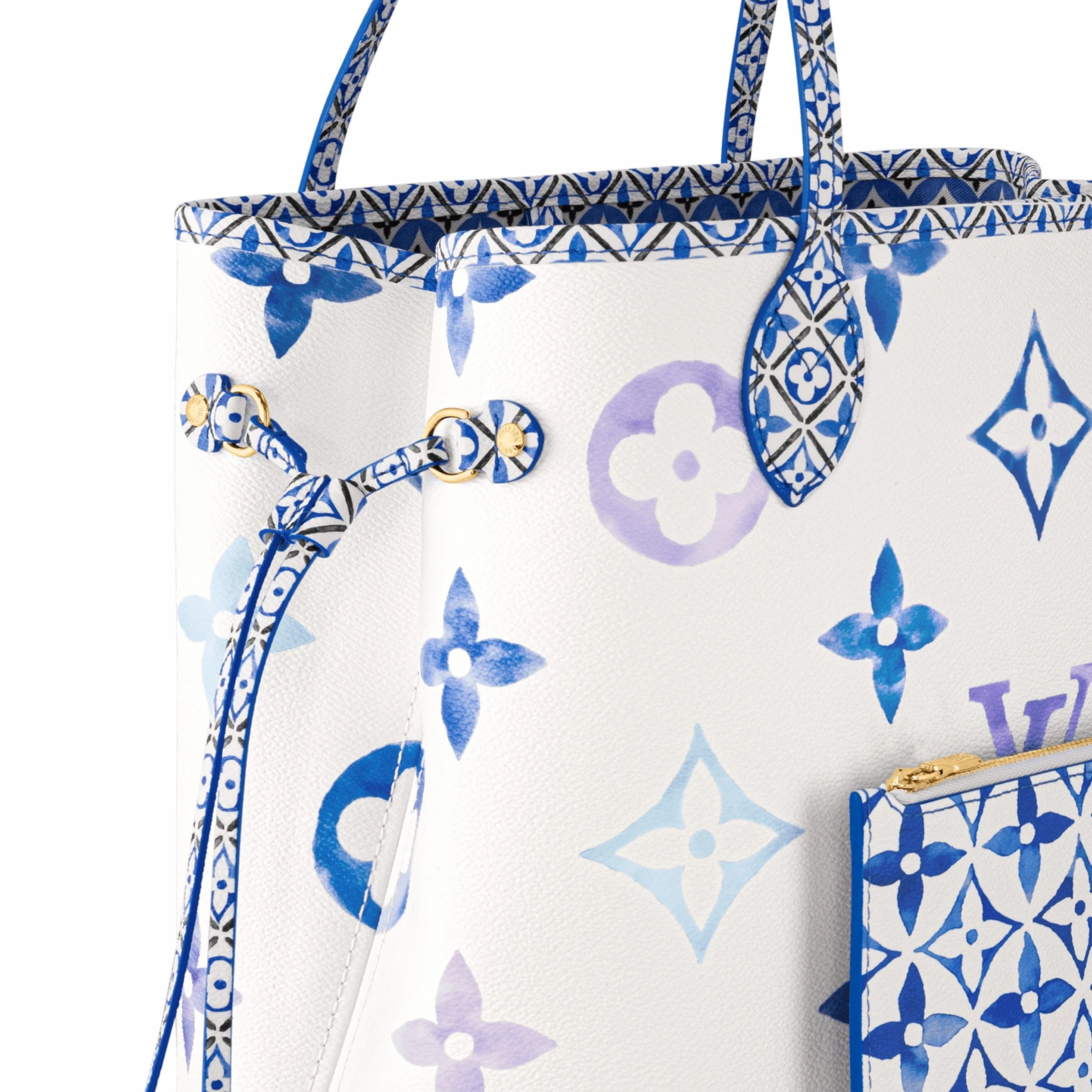 Louis vuitton locations Louis Vuitton M22979 Neverfull MM Blue Monogram