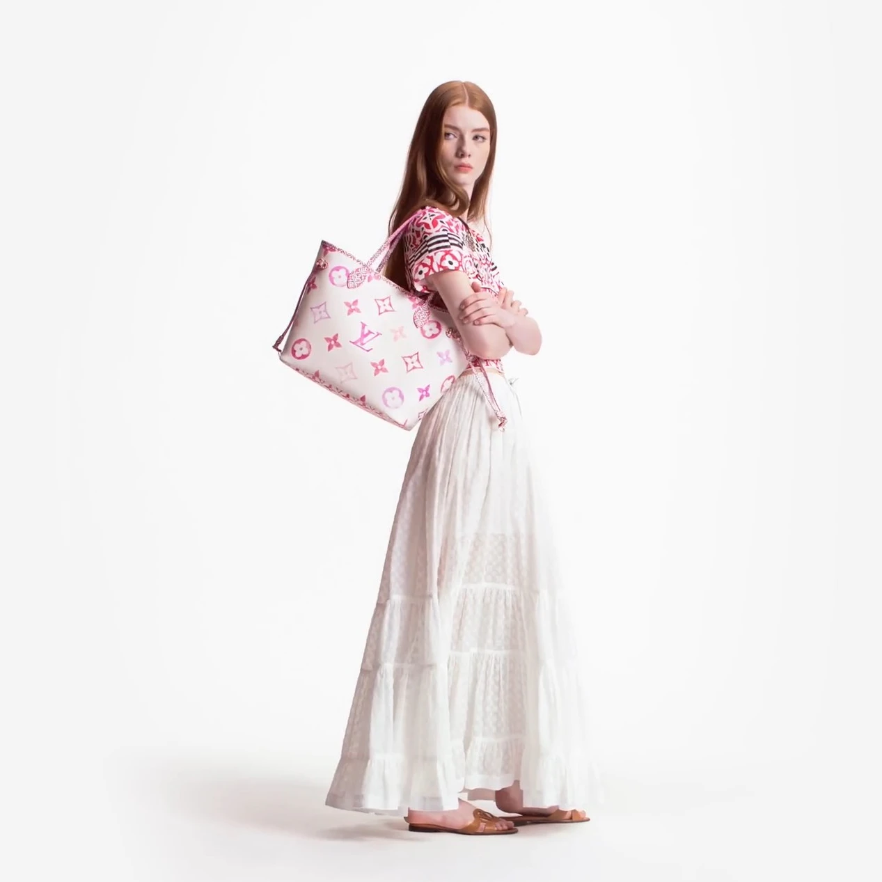 Lv belts replica Louis Vuitton M22980 Neverfull MM Pink Monogram