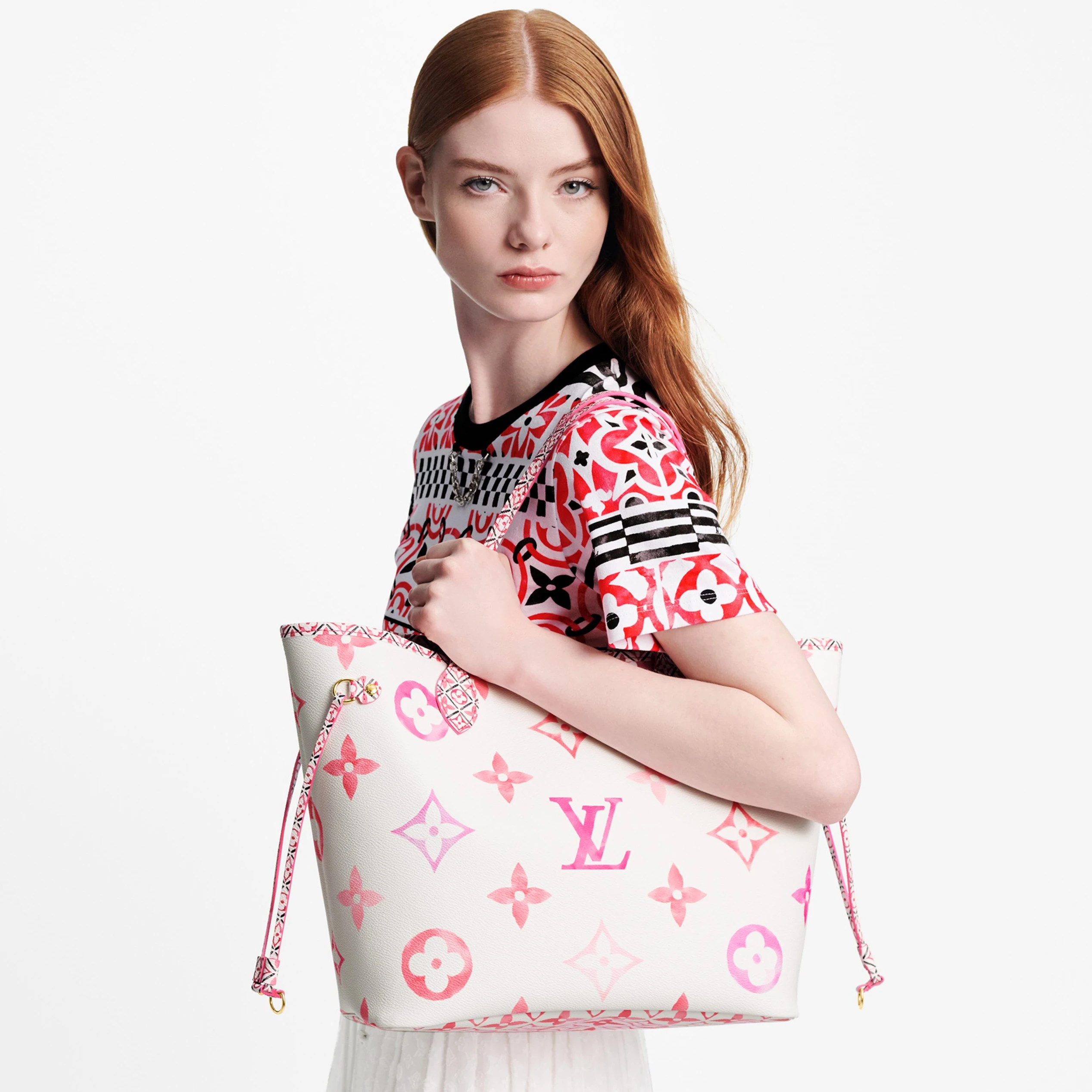 Lv belts replica Louis Vuitton M22980 Neverfull MM Pink Monogram