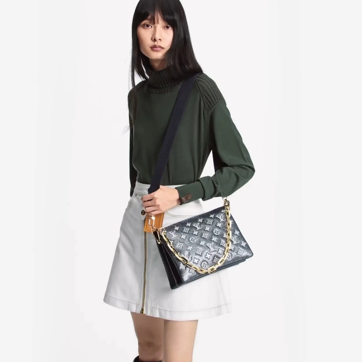 Replica bags lv Louis Vuitton M23071 Coussin PM Blue