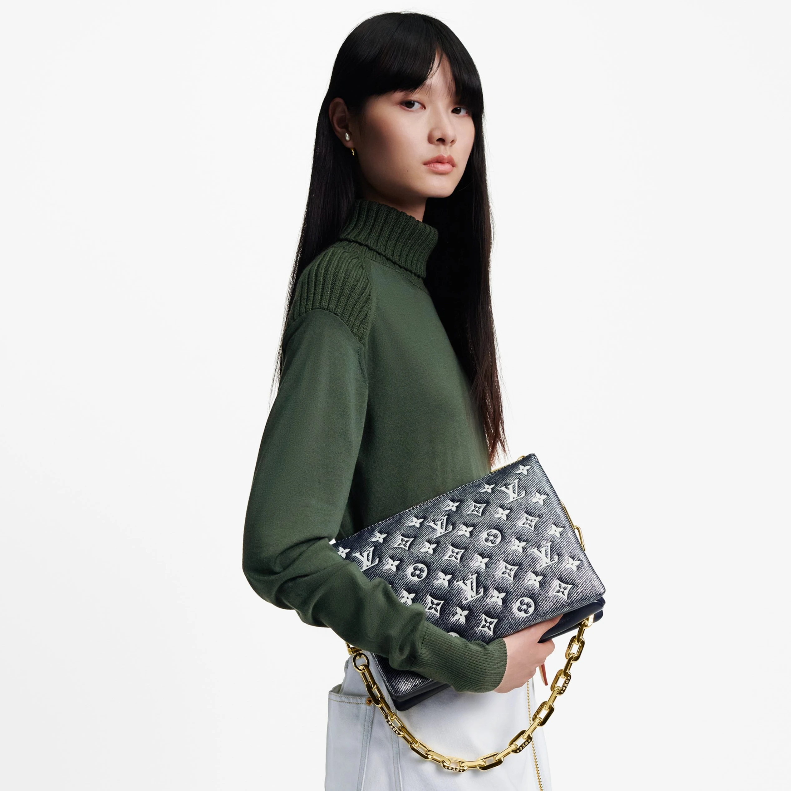 Replica bags lv Louis Vuitton M23071 Coussin PM Blue